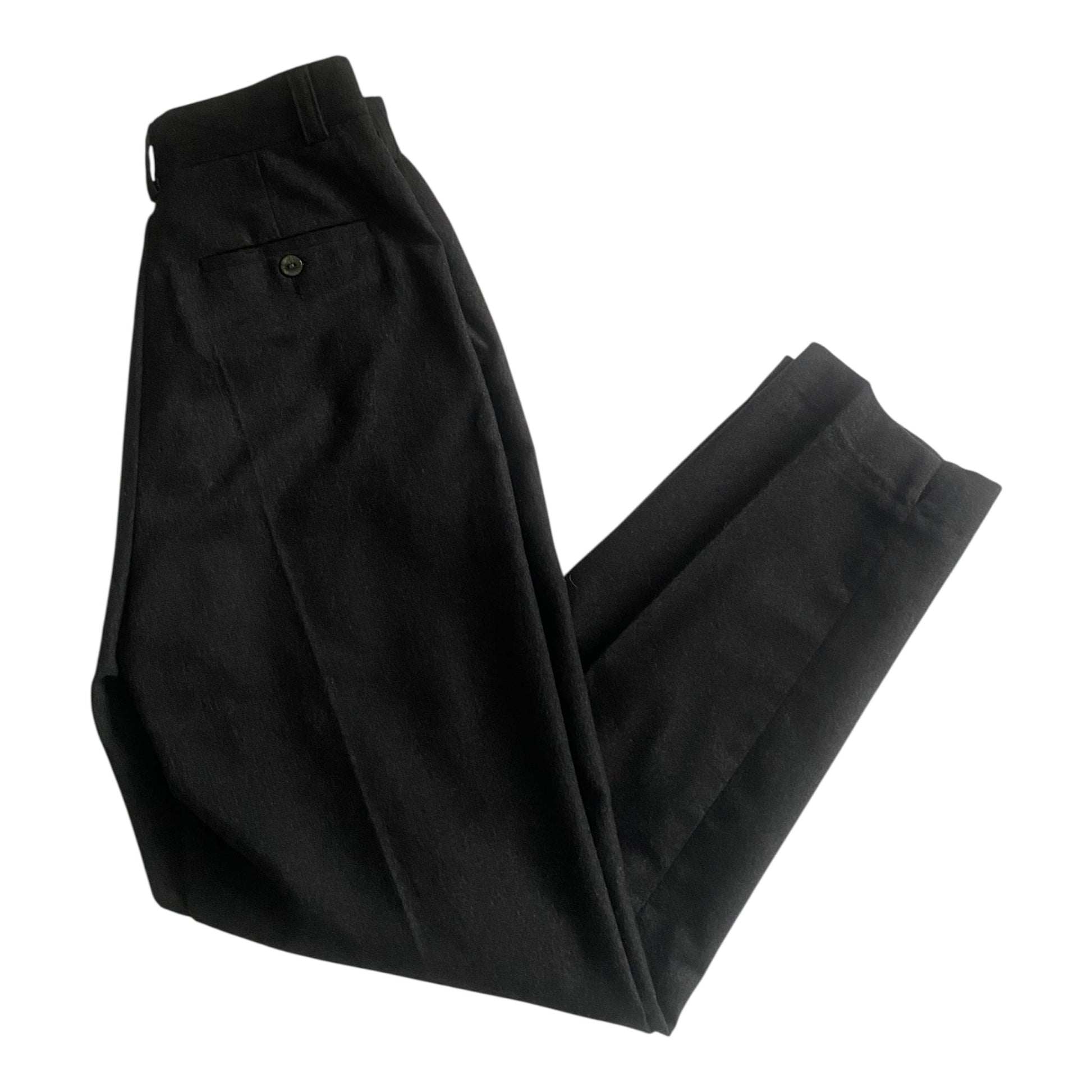 Pantaloni Vintage René Lezard – Lână & Cașmir – Gri – EU 38 - anbracaminte