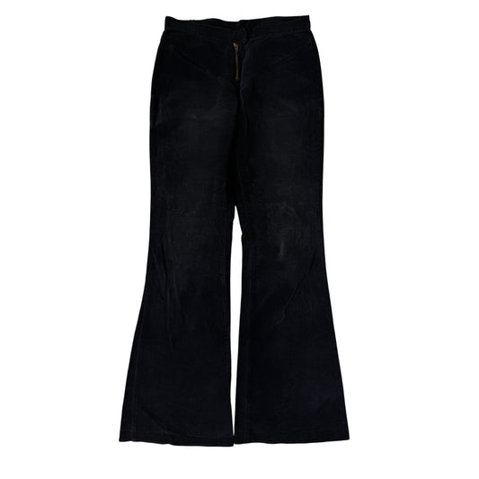 🐈‍⬛ Pantaloni Y2K Black Corduroy Flared – US 26 Damă - anbracaminte