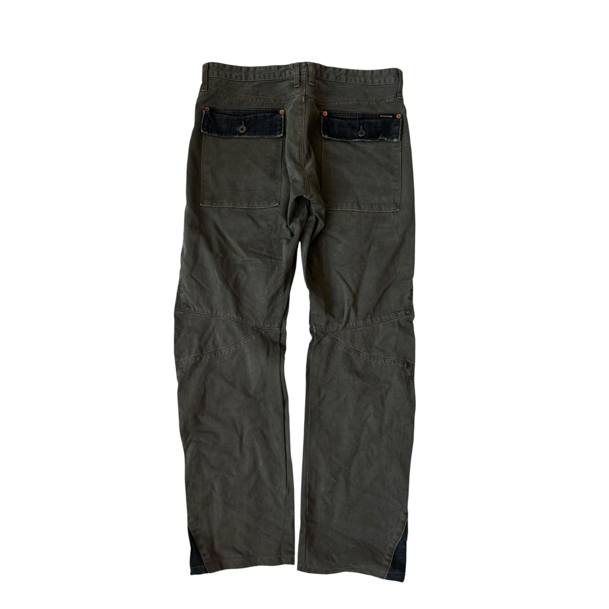 🪖 Pantaloni Y2K Energie Dark Green Fatigue / Utility – W33 – Made in Italy - anbracaminte