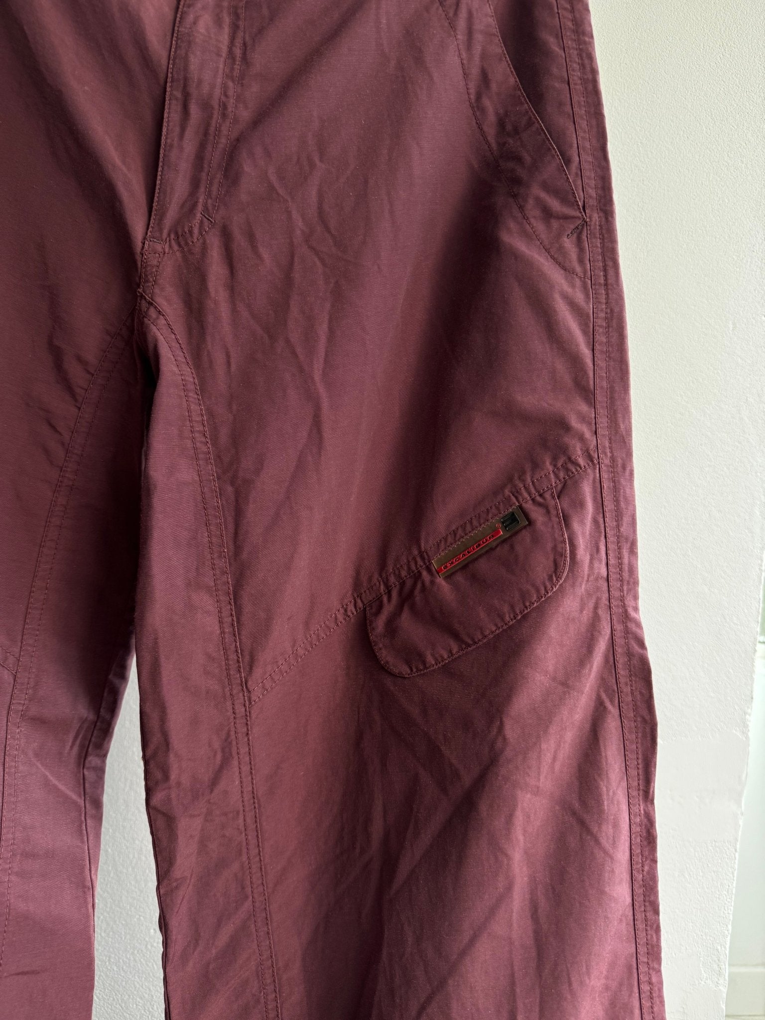 🪩 Pantaloni Y2K Excalibur Flared Rave – L - anbracaminte