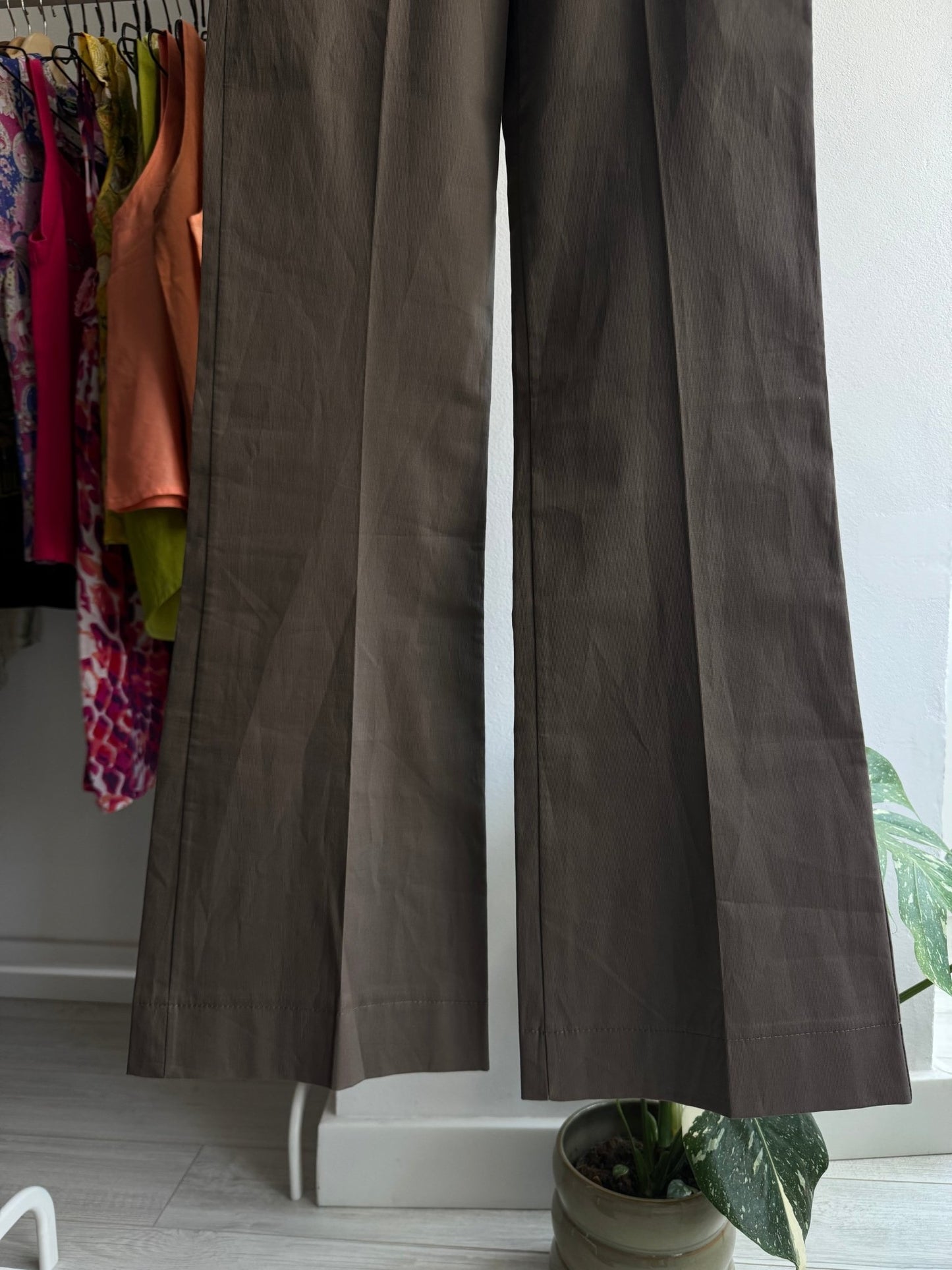 🪵 Pantaloni Y2K Flared – S Damă - anbracaminte
