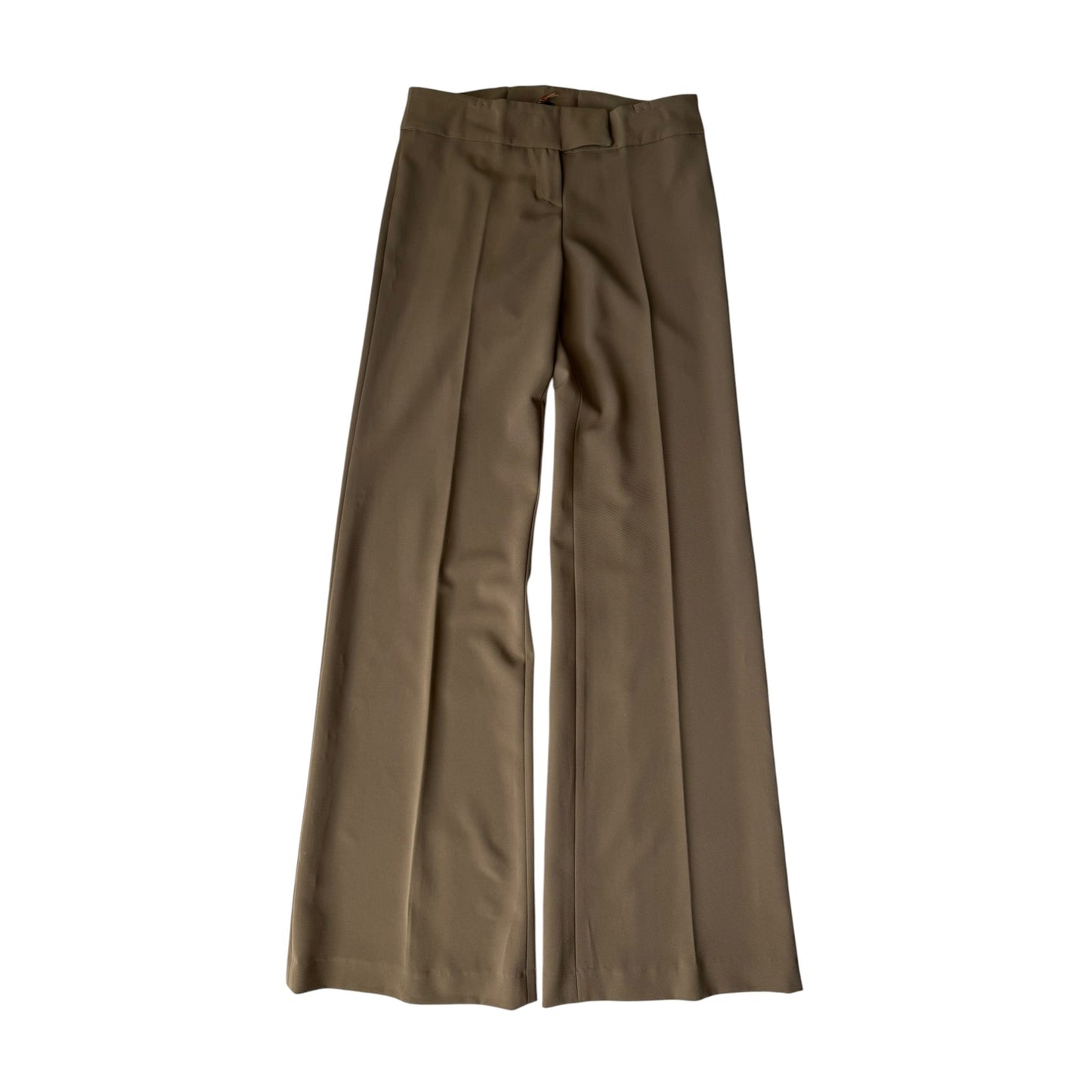 🪵 Pantaloni Y2K Maro Deschis Flared – IT 42 Damă (M) – Noi cu Etichetă - anbracaminte