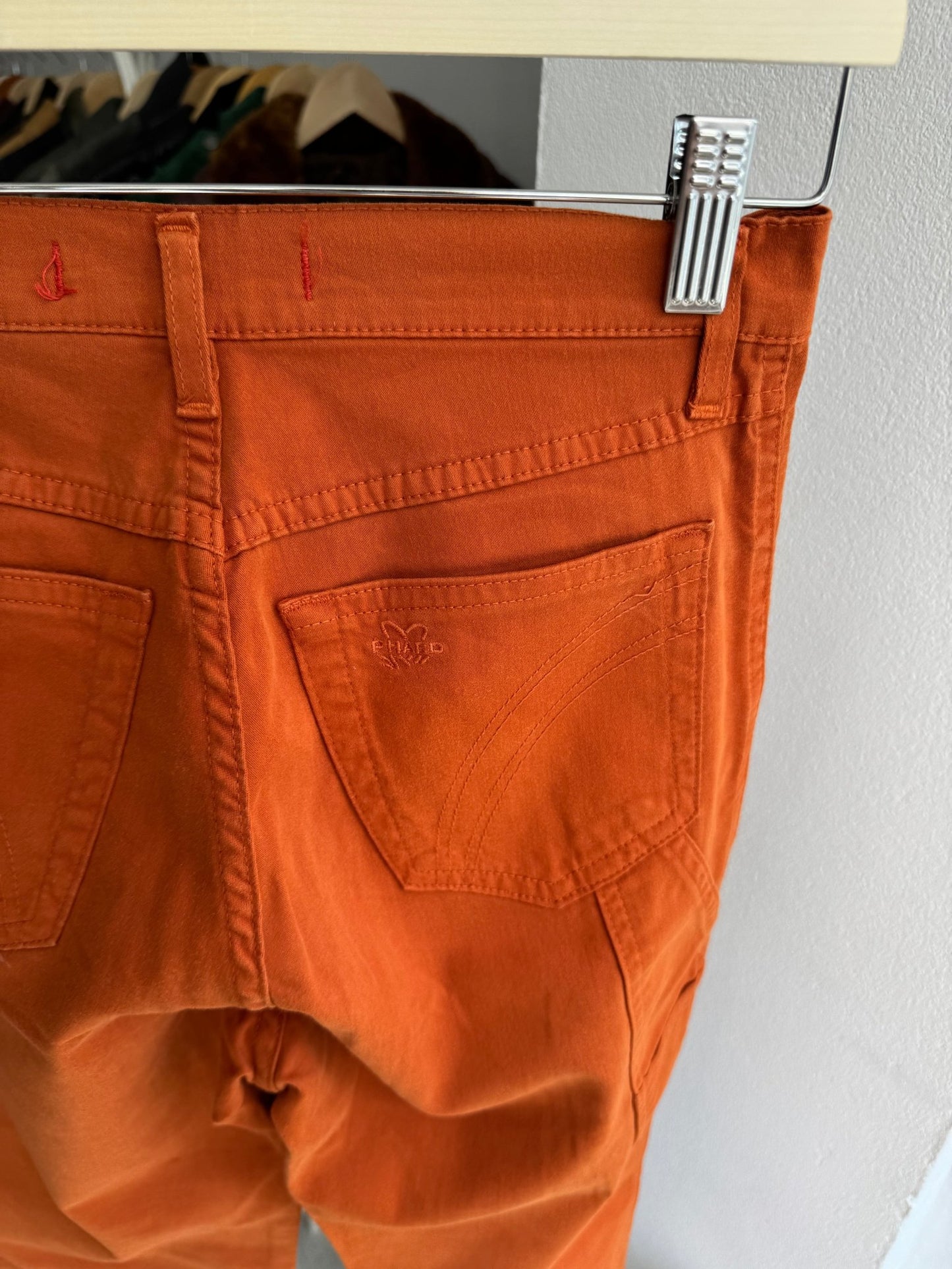 🍊 Pantaloni Y2K Phard Orange Carpenter – IT 44 (M/L Damă) - anbracaminte
