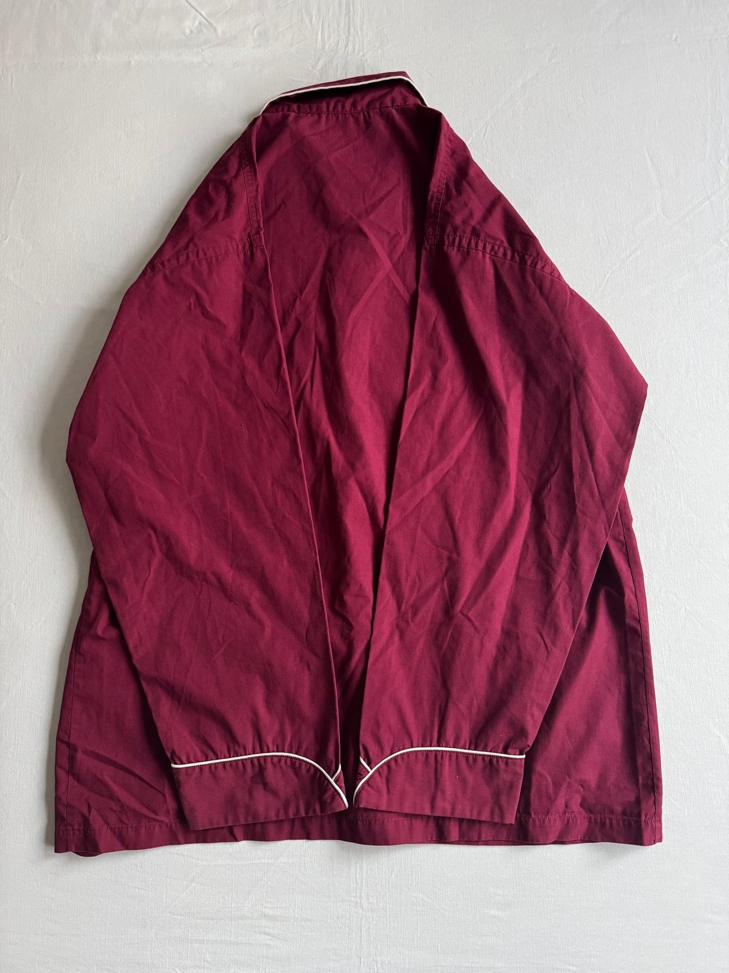 🛌 Pijamale Vintage Christian Dior Monsieur – Burgundy – Mărime L - anbracaminte