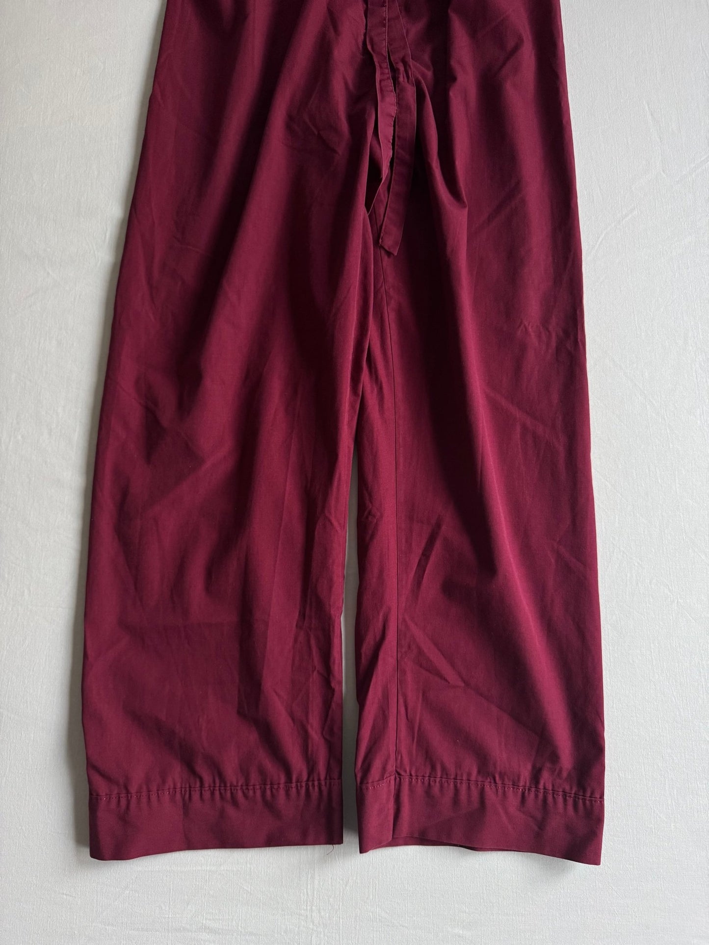 🛌 Pijamale Vintage Christian Dior Monsieur – Burgundy – Mărime L - anbracaminte