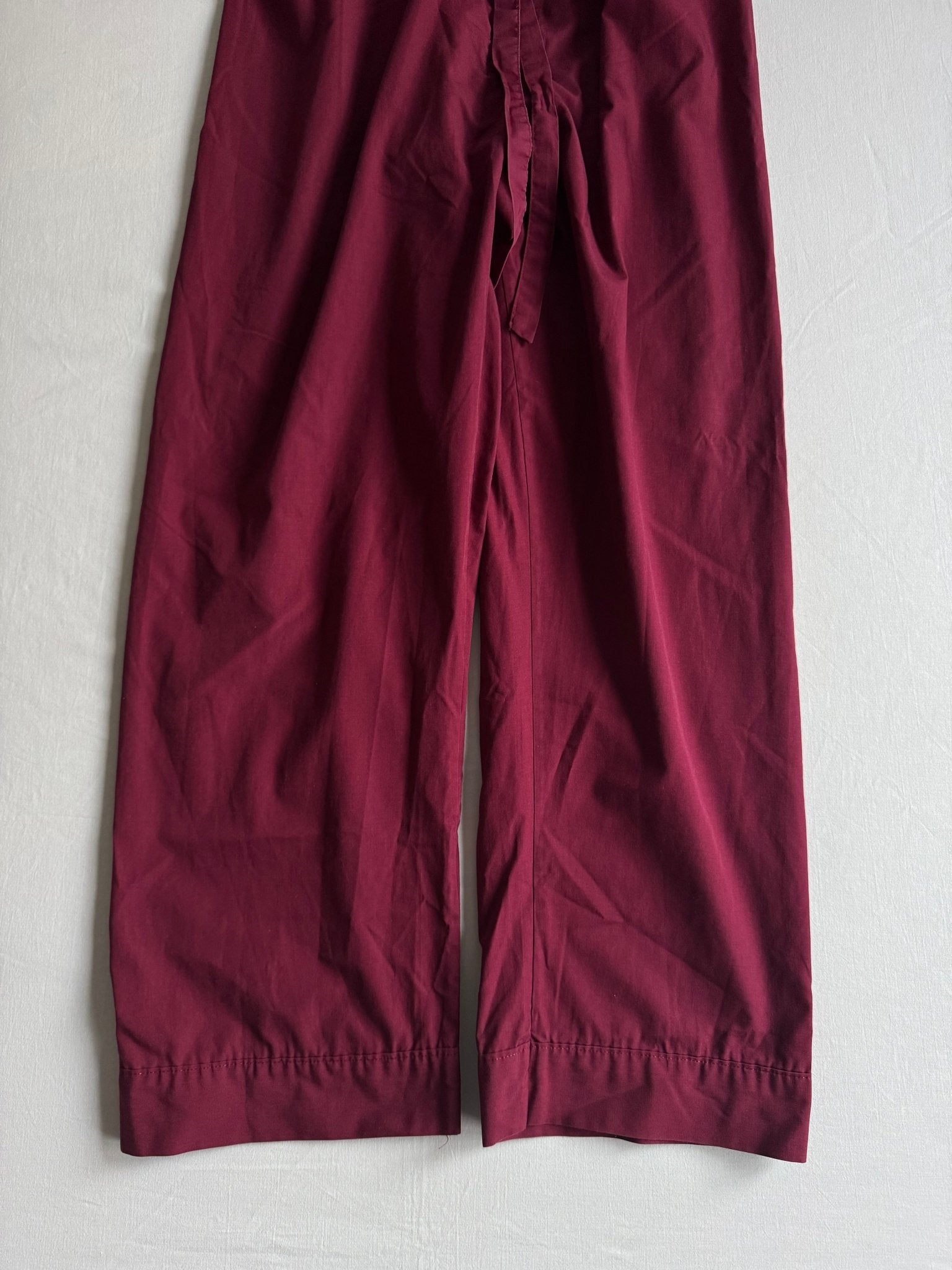 🛌 Pijamale Vintage Christian Dior Monsieur – Burgundy – Mărime L - anbracaminte