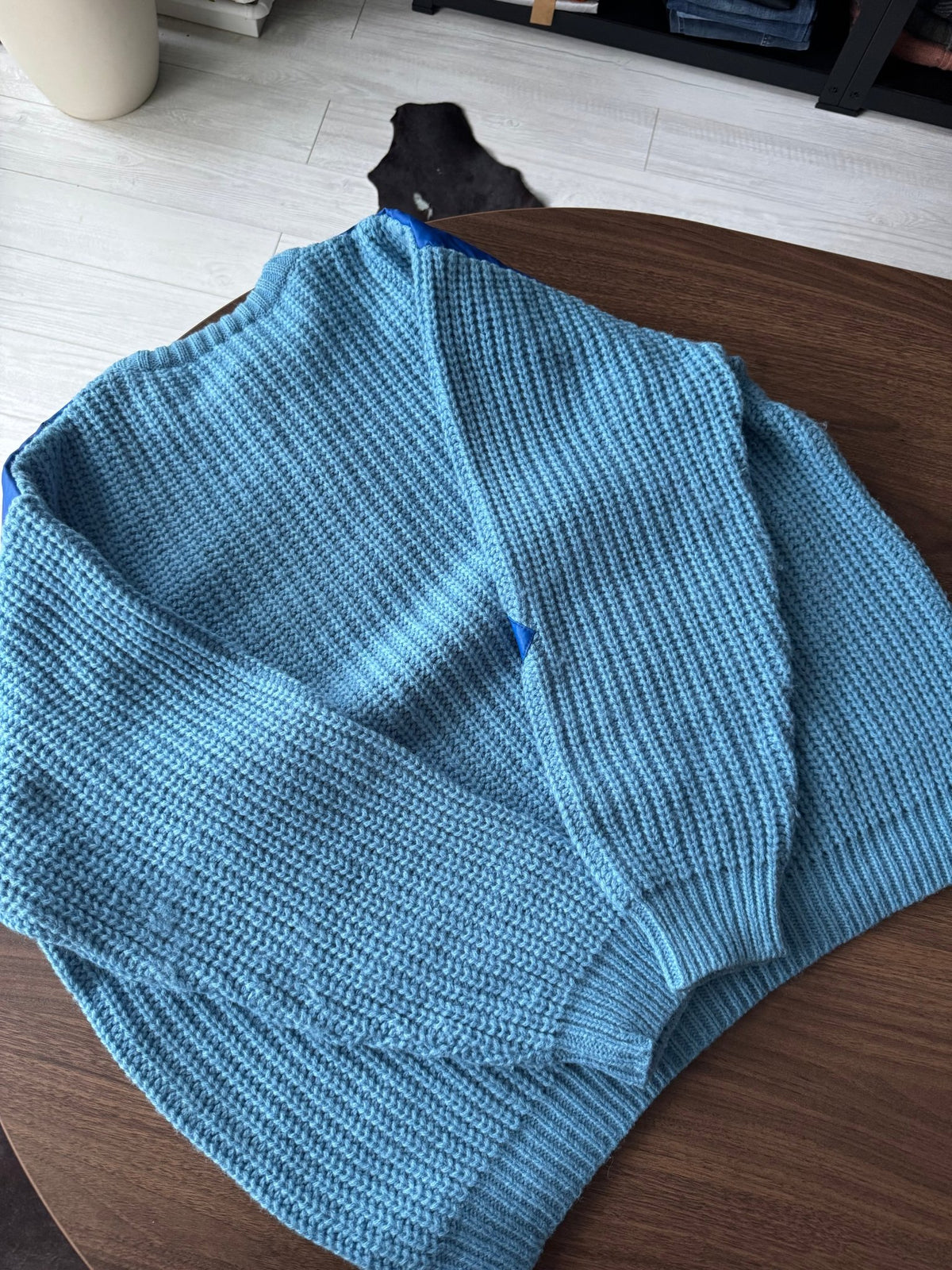 Pulover Albastru Vintage ’80 Bărbați | Nautic | XL - anbracaminte