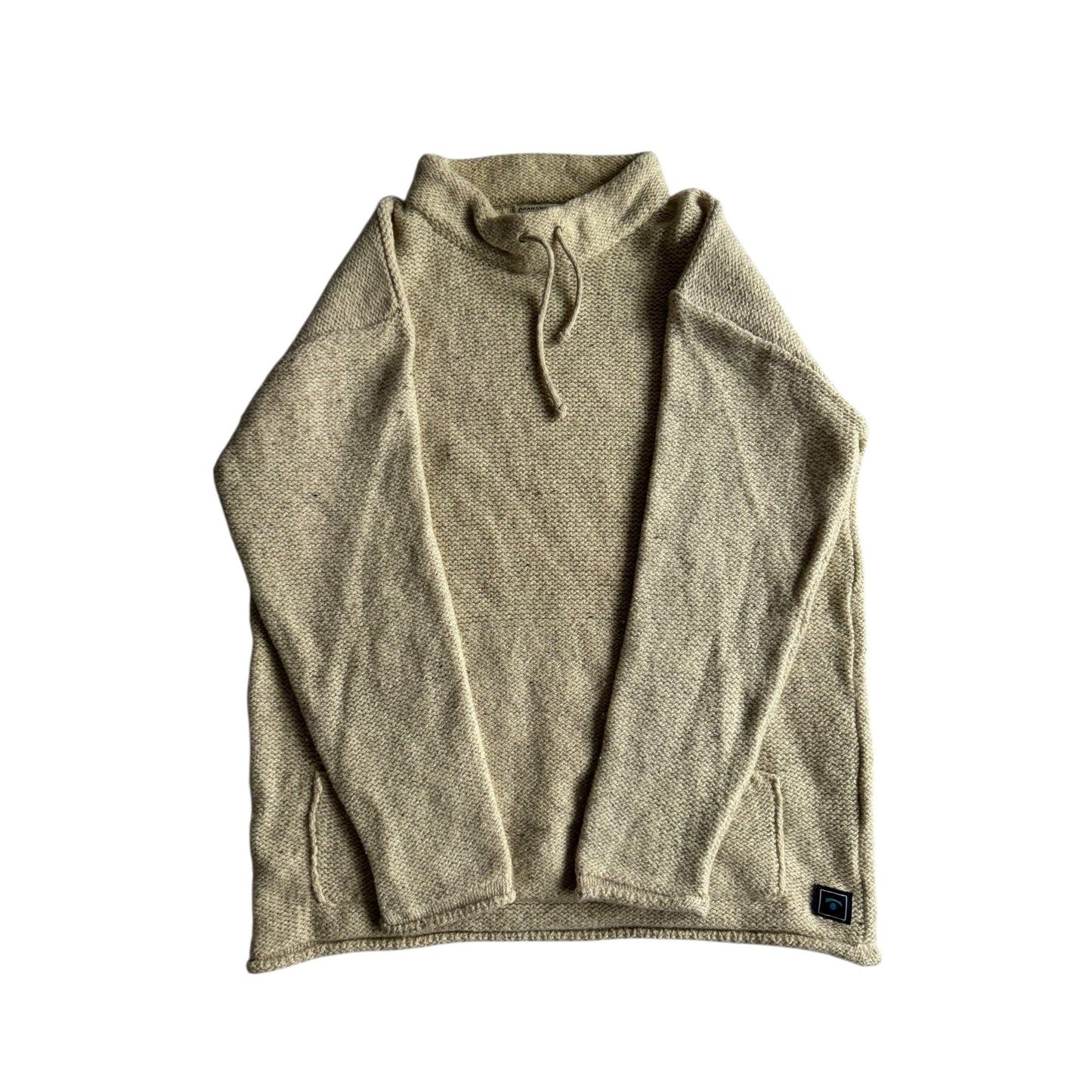 🧶 Pulover Bărbați Aran Sweater Market din Lână și Mătase – M - anbracaminte