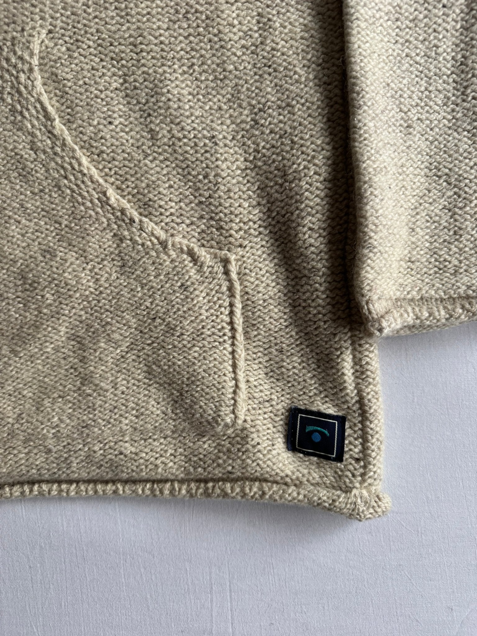🧶 Pulover Bărbați Aran Sweater Market din Lână și Mătase – M - anbracaminte