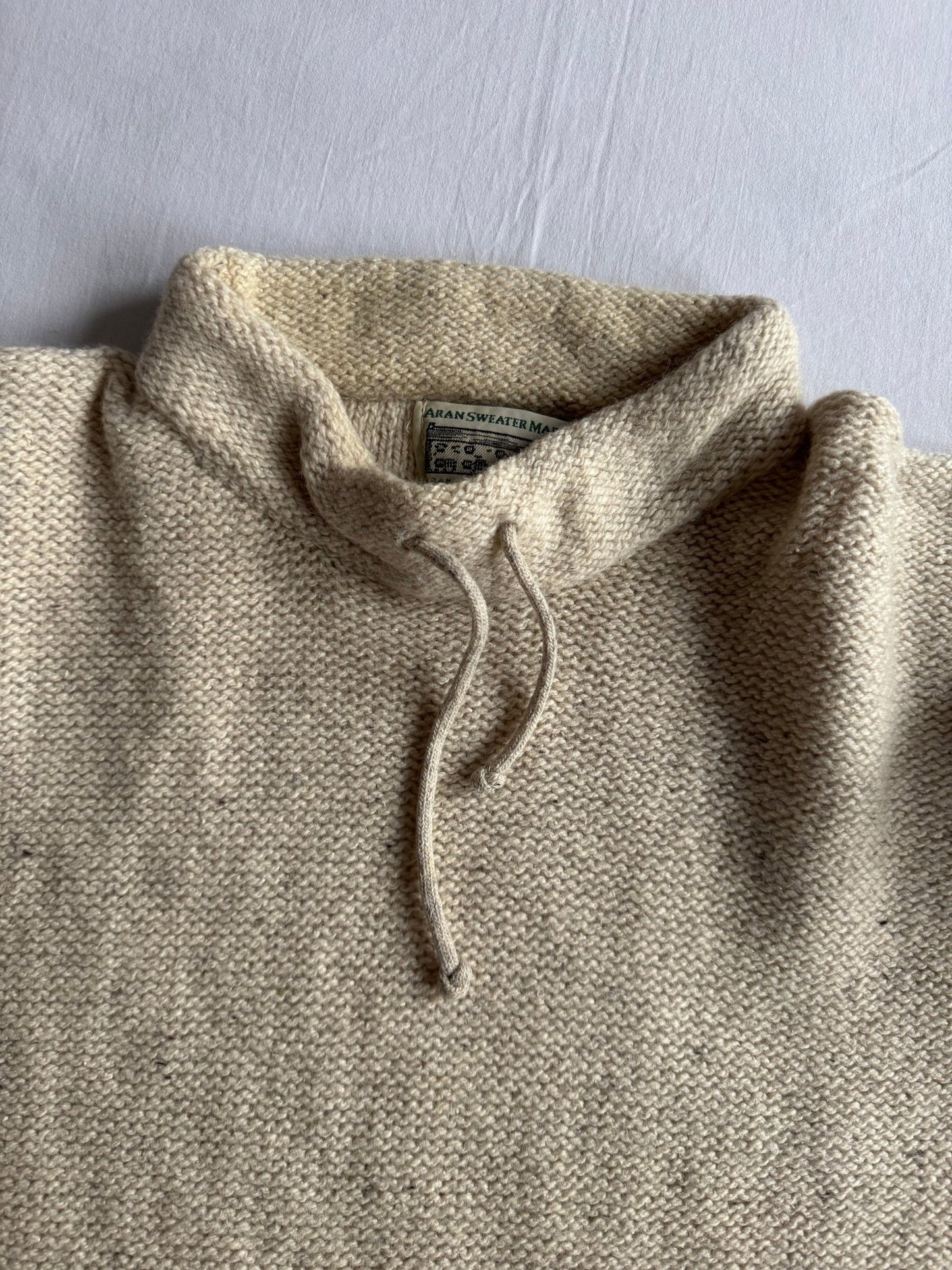 🧶 Pulover Bărbați Aran Sweater Market din Lână și Mătase – M - anbracaminte