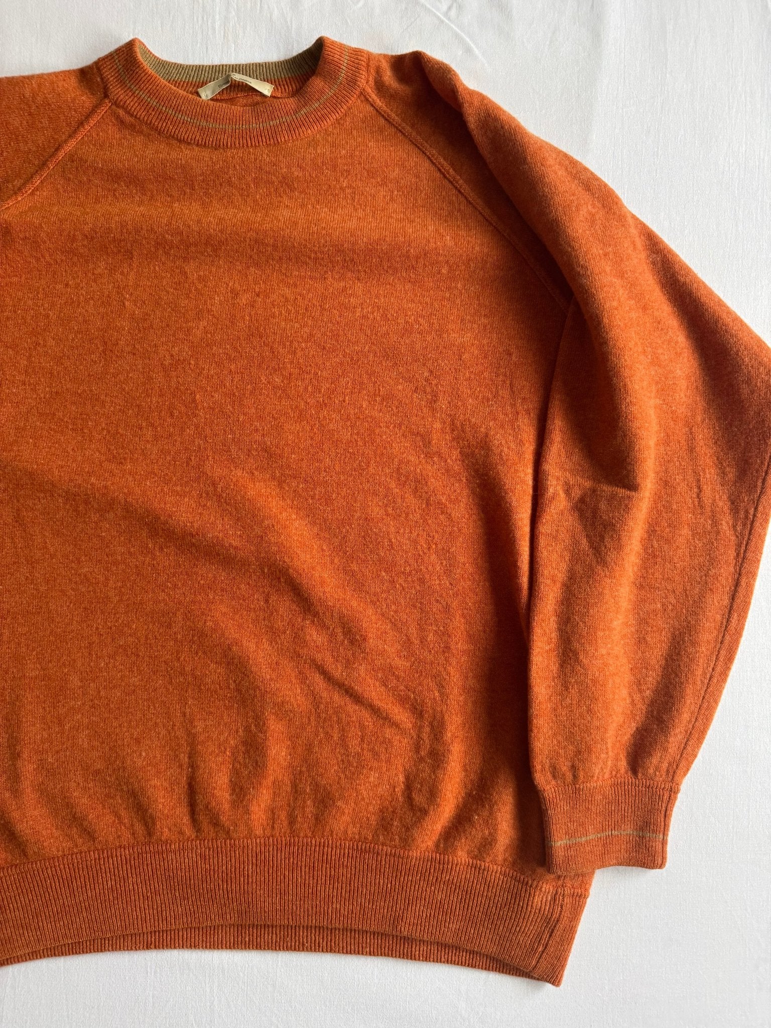 🍊 🧶 Pulover Bărbați Ermenegildo Zegna Portocaliu din Lână – L - anbracaminte