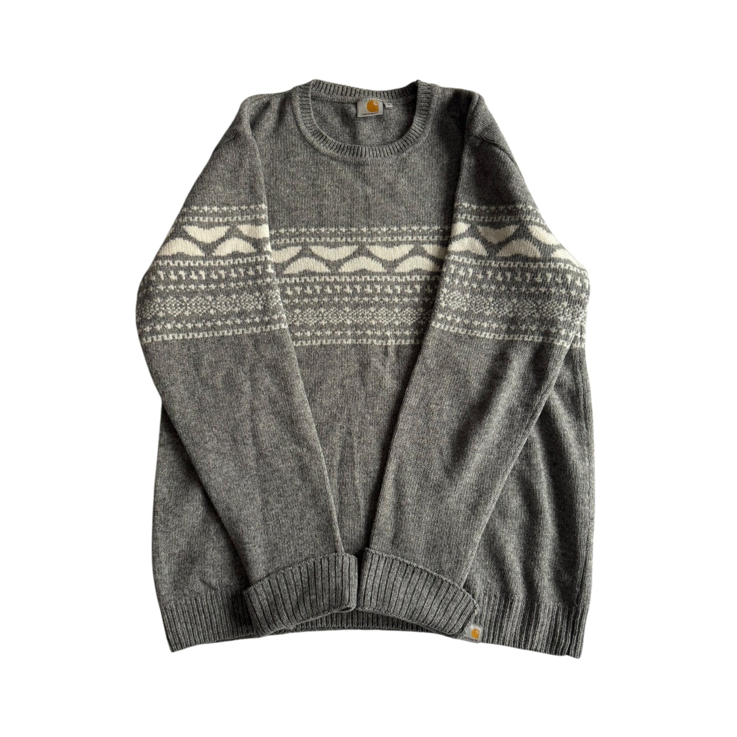 🧶 Pulover Carhartt WIP „Holmes” Gri – Mărime M - anbracaminte