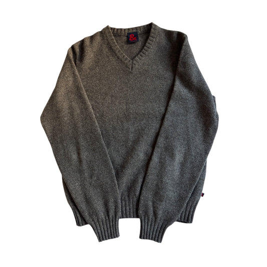 🧶 Pulover Dolce & Gabbana V - neck maro – Made in Italy – mărimea M - anbracaminte