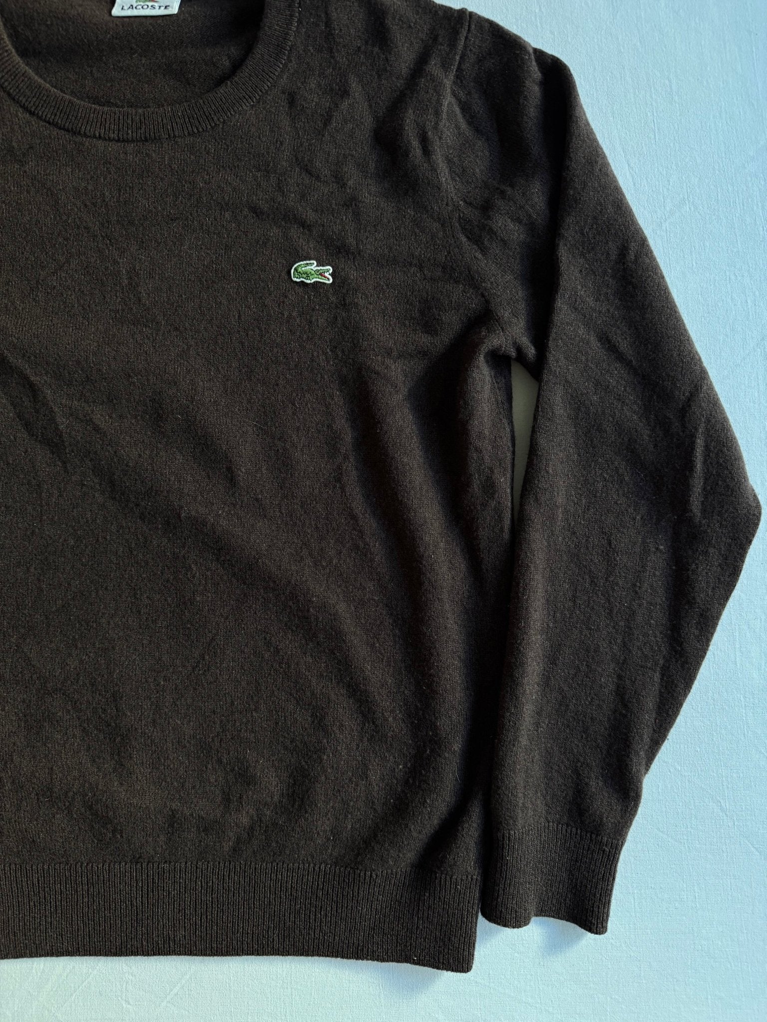 🧶 Pulover Lacoste / Tricot simplu (Mărime 3 - S) - anbracaminte