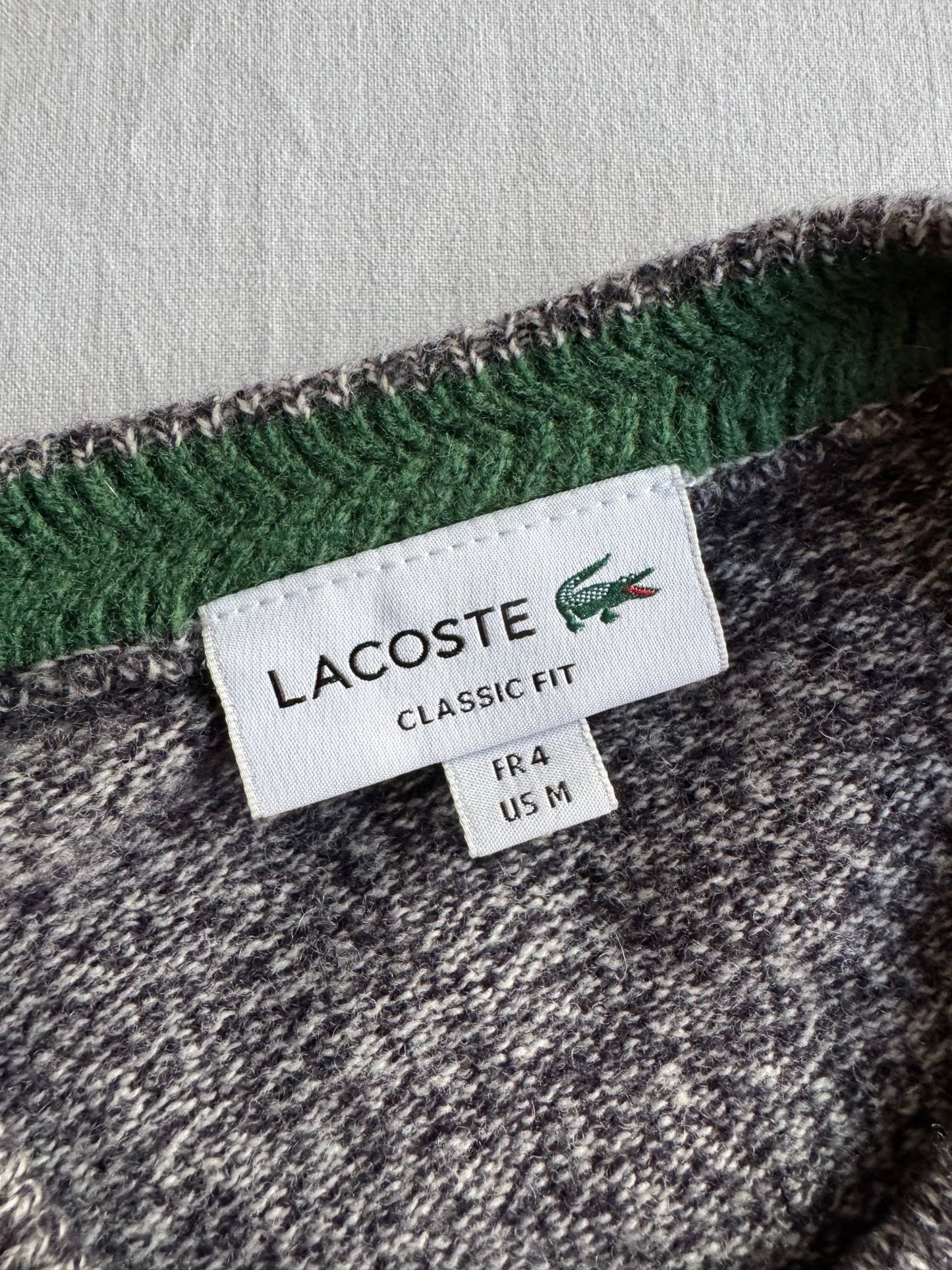 🐊 Pulover Lacoste / Tricot simplu (Mărime M) - anbracaminte