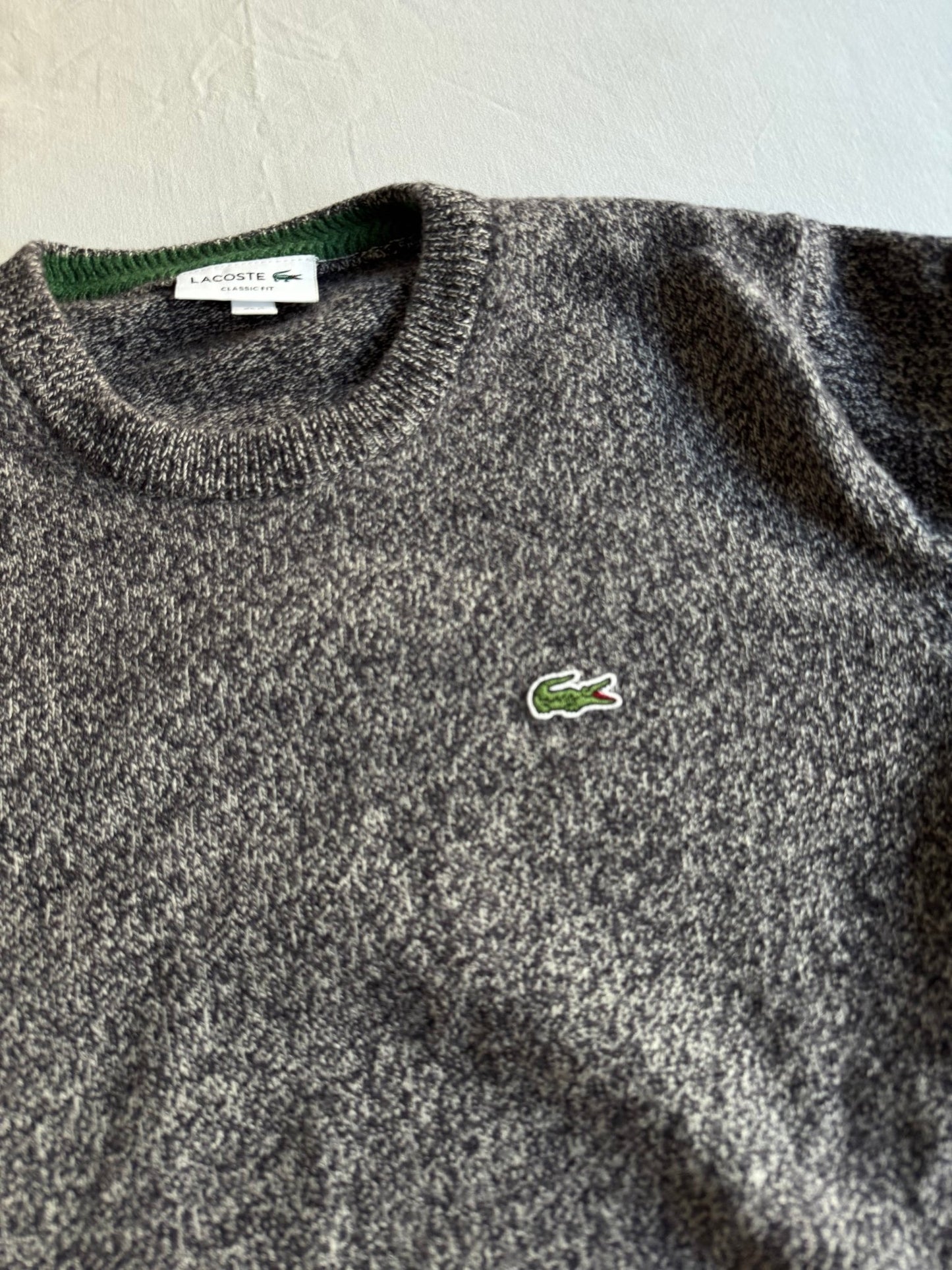 🐊 Pulover Lacoste / Tricot simplu (Mărime M) - anbracaminte