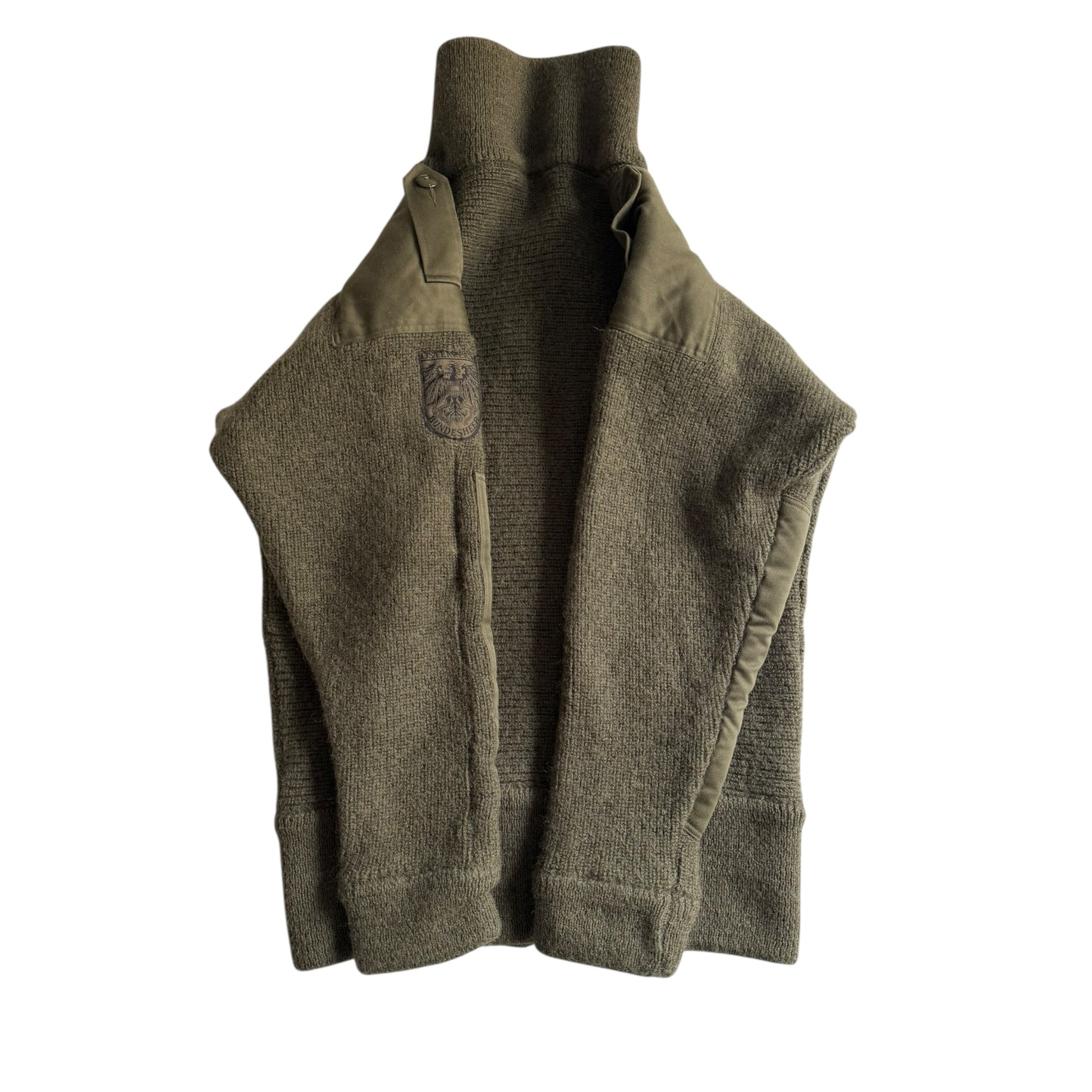 🪖 Pulover Military Austrian Army 1995 – 100% Lână Groasă – Mărime L - anbracaminte