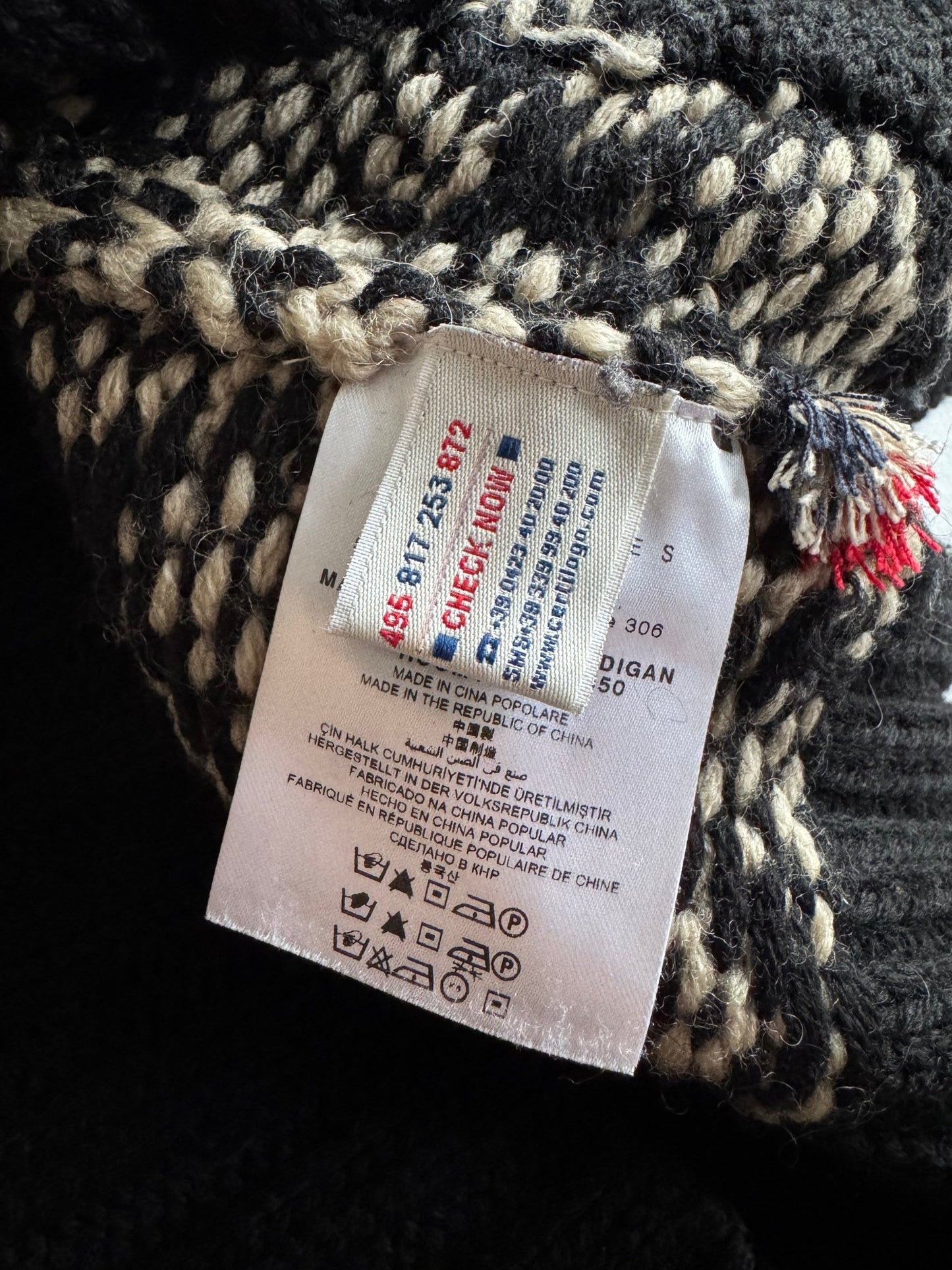 🧶 Pulover Moncler Full Zip din Lână – Mărimea L - anbracaminte