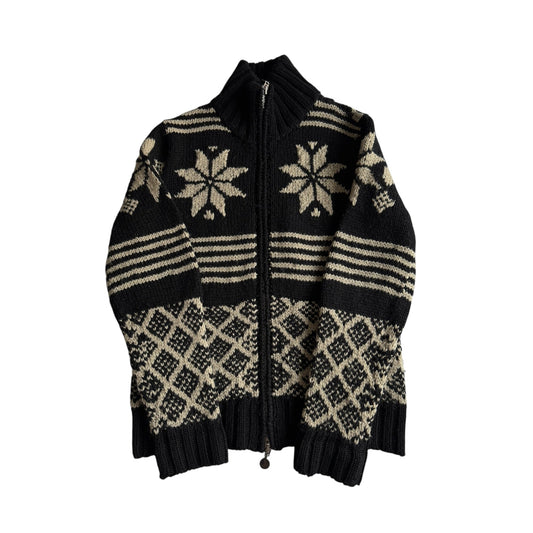 🧶 Pulover Moncler Full Zip din Lână – Mărimea L - anbracaminte