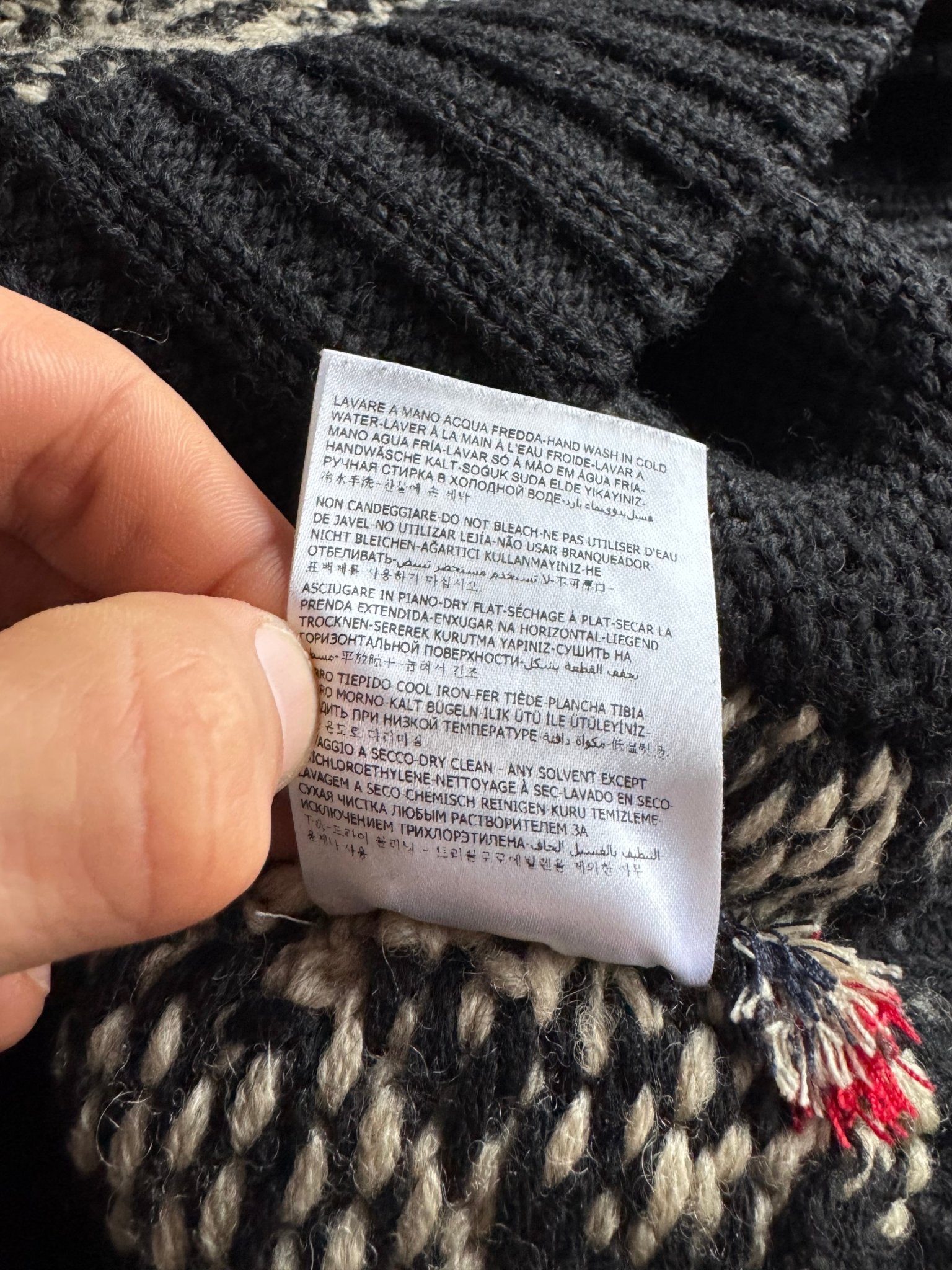 🧶 Pulover Moncler Full Zip din Lână – Mărimea L - anbracaminte