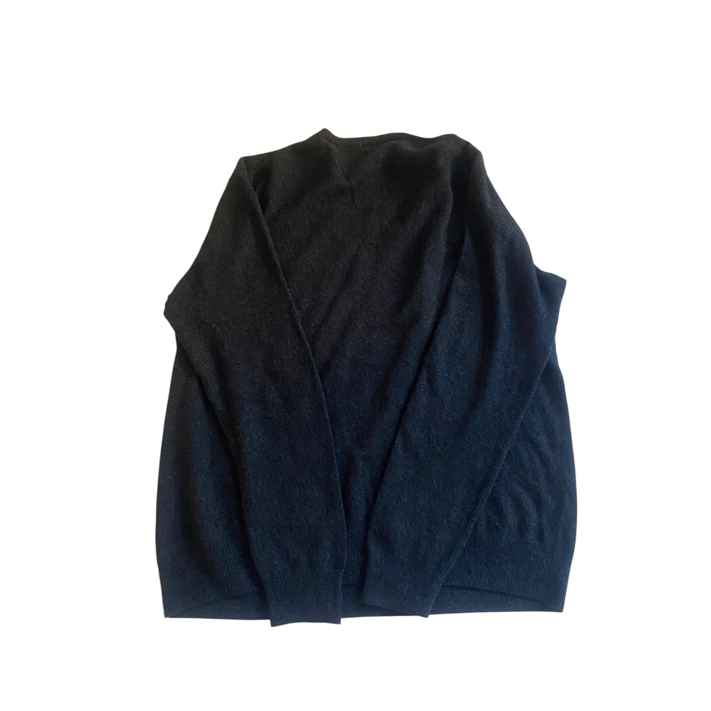 Pulover Uniqlo V - Neck – Dark Grey – 100% Cașmir – XL - anbracaminte
