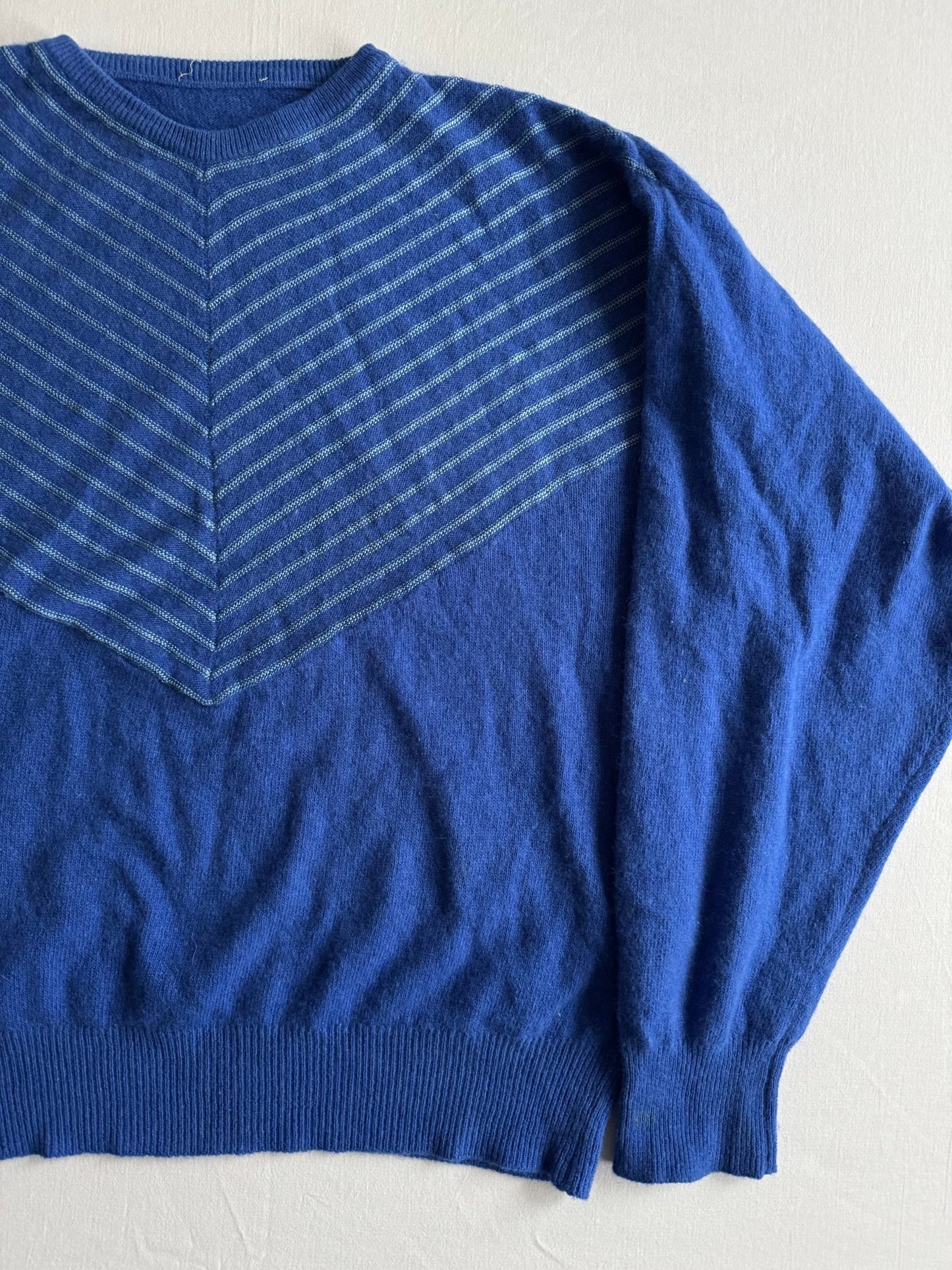 🧶 Pulover Vintage Albastru Aqua – Mărime Femei L - anbracaminte