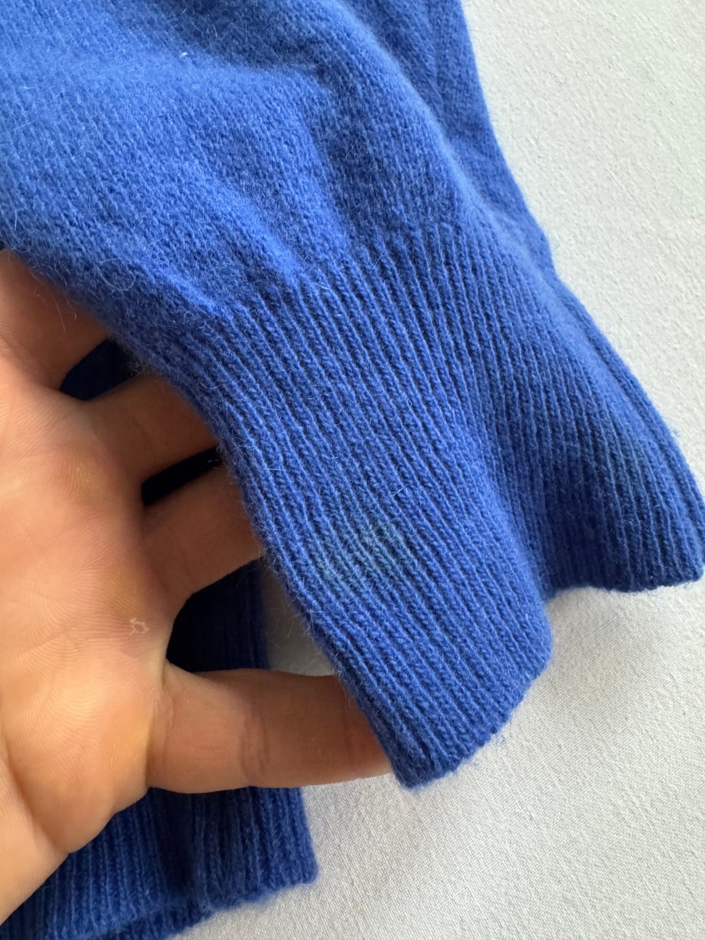 🧶 Pulover Vintage Albastru Aqua – Mărime Femei L - anbracaminte
