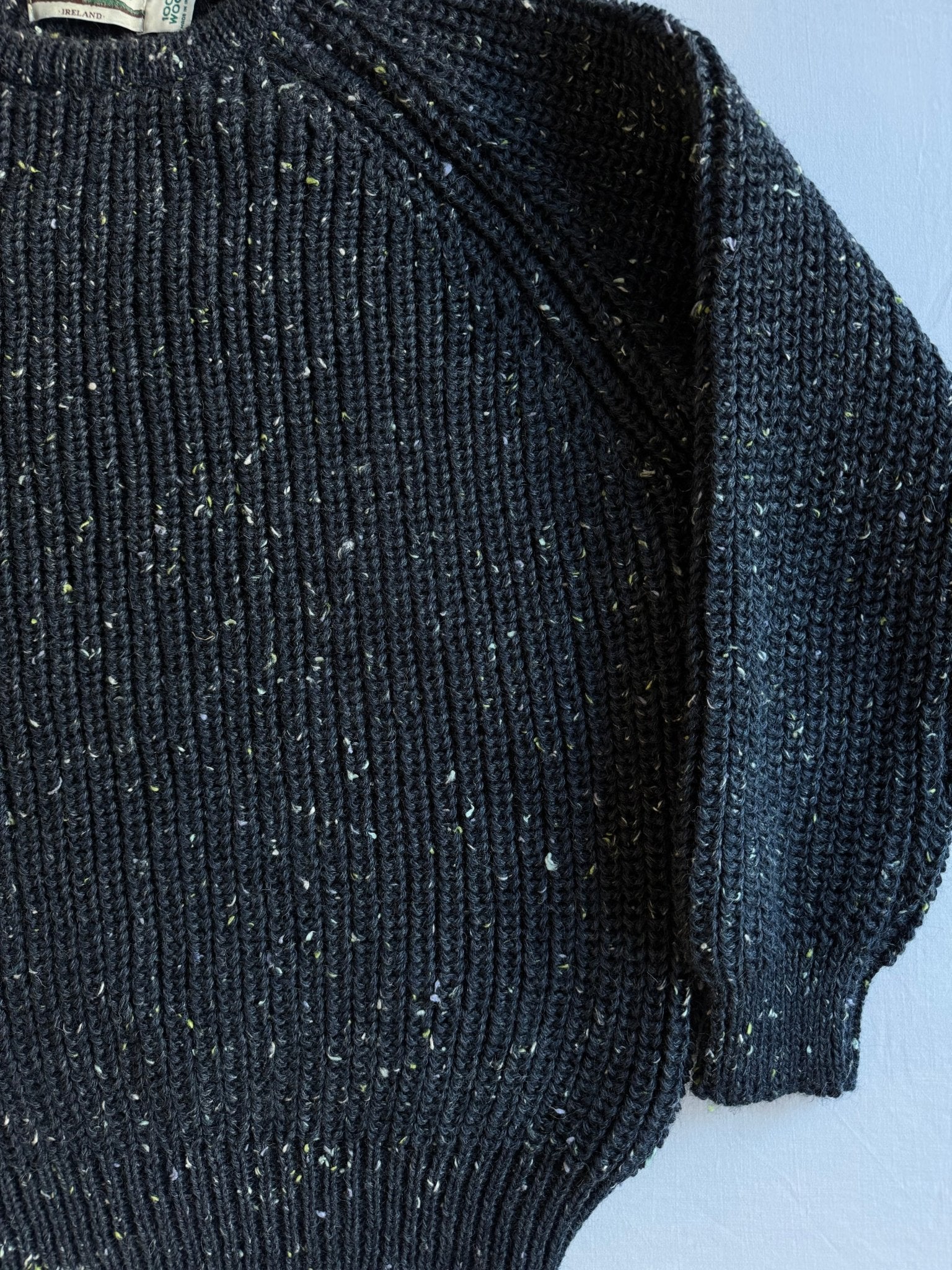 🧶 Pulover Vintage Aran Crafts / Fisherman Chunky Knit (Mărime XL) - anbracaminte