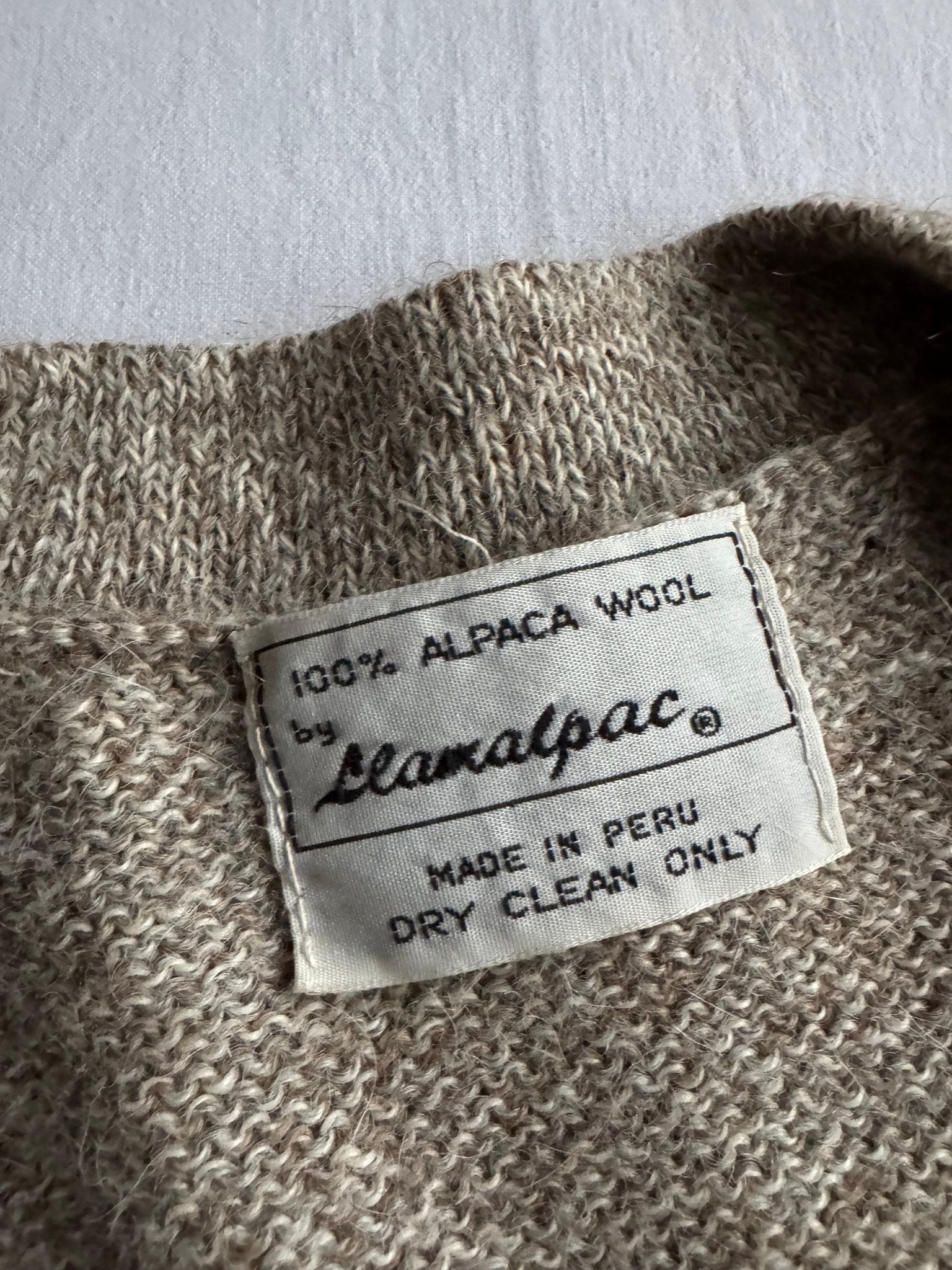 🧶 Pulover Vintage Bărbați Alpaca cu Guler în V și Pattern Argyle – XL - anbracaminte