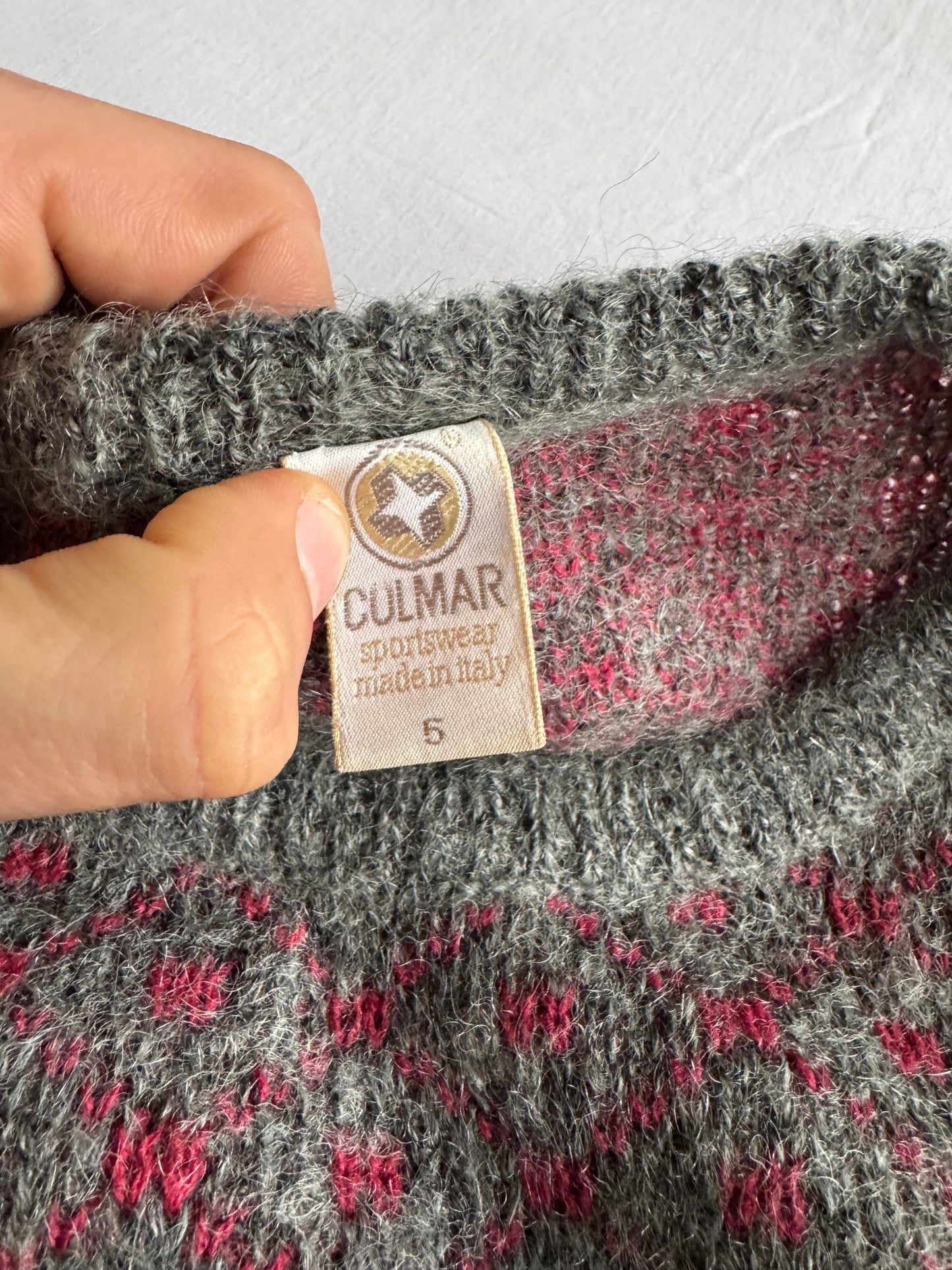 🧶 Pulover Vintage Bărbați Colmar din Wool & Mohair Blend – XL / XXL - anbracaminte