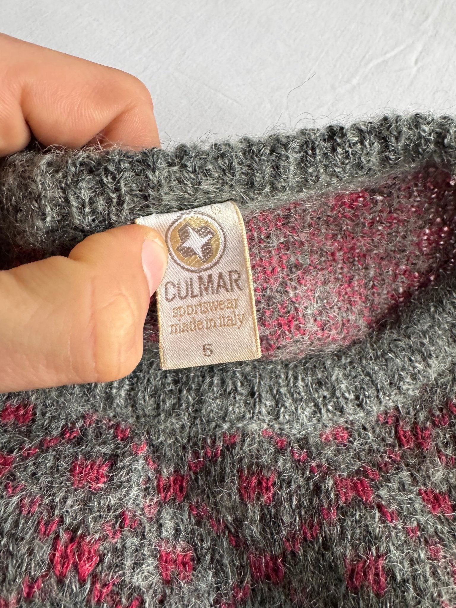 🧶 Pulover Vintage Bărbați Colmar din Wool & Mohair Blend – XL / XXL - anbracaminte