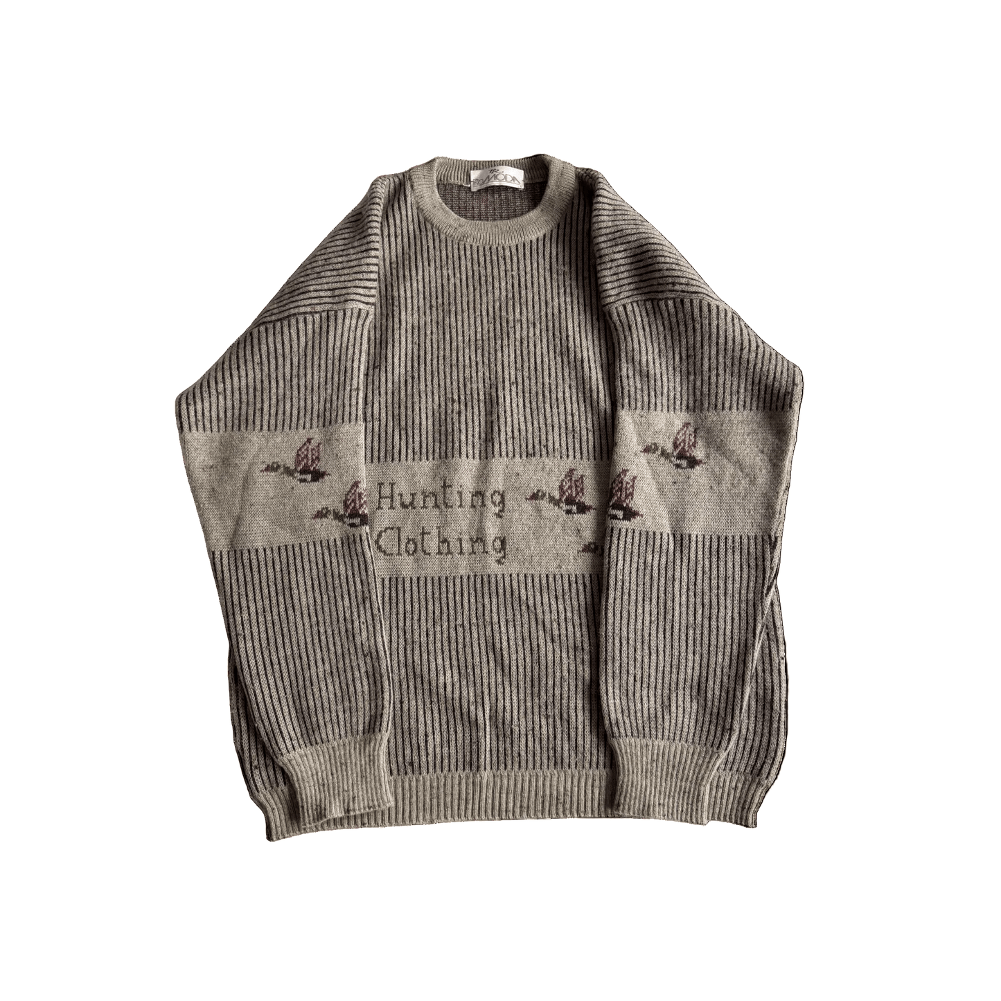 🦆 🧶 Pulover Vintage Bărbați cu Graphic Hunting – XL - anbracaminte