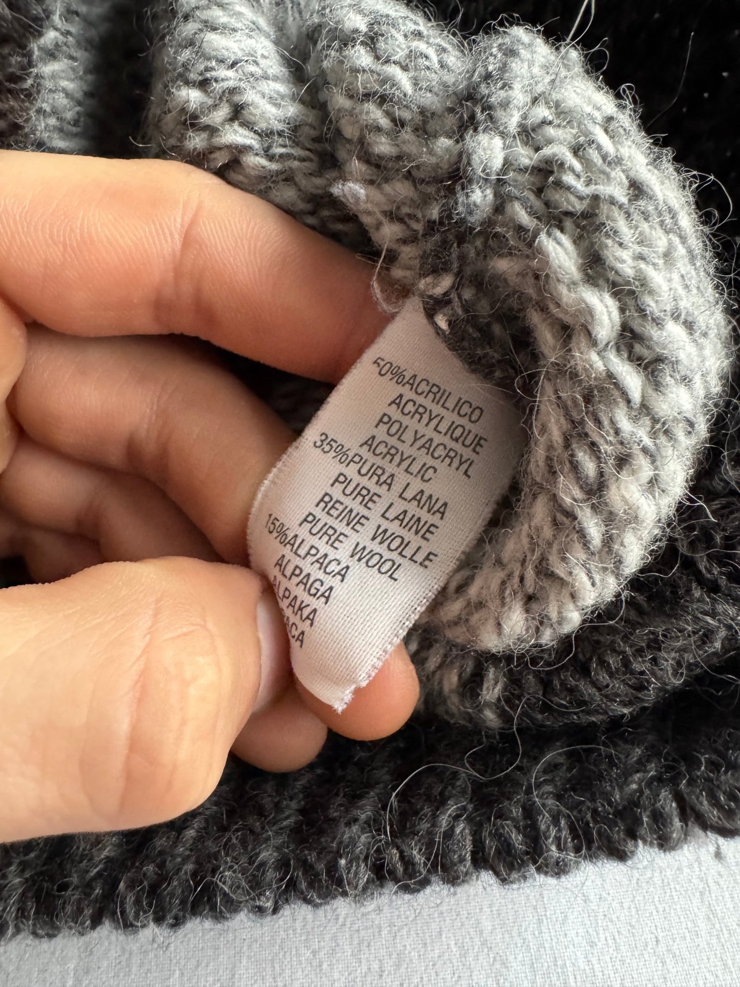 🧶 Pulover Vintage Bărbați cu Model Etnic din Lână, Alpaca și Acril – L - anbracaminte