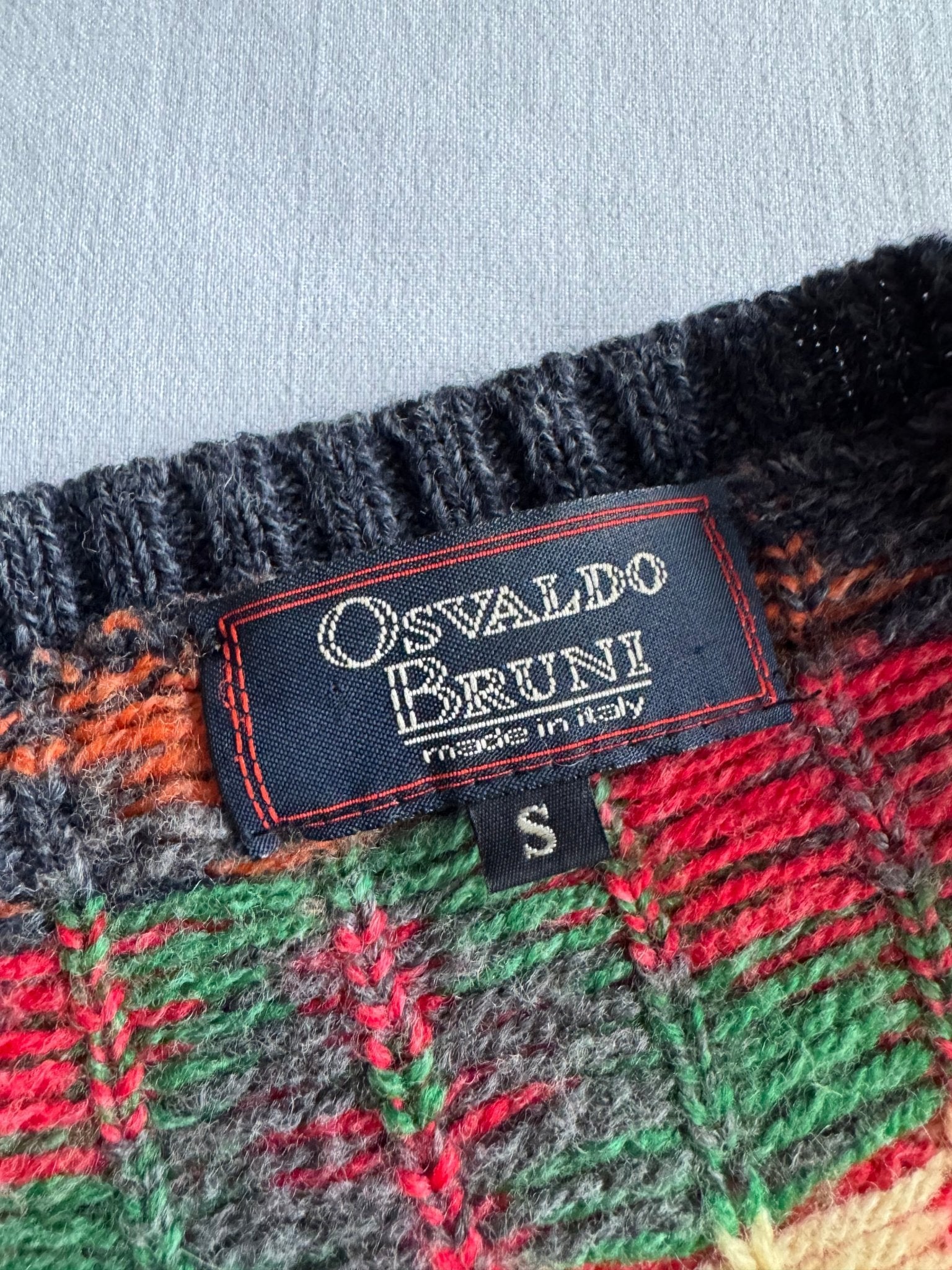 🧶 Pulover Vintage Bărbați cu Model Etnic din Lână – S (se potrivește M) - anbracaminte