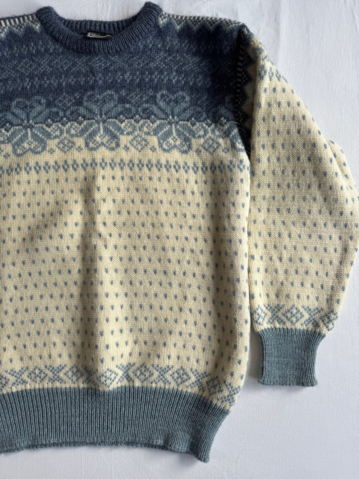 🇳🇴 🧶 Pulover Vintage Bărbați Dale of Norway din Lână Virgină – L - anbracaminte