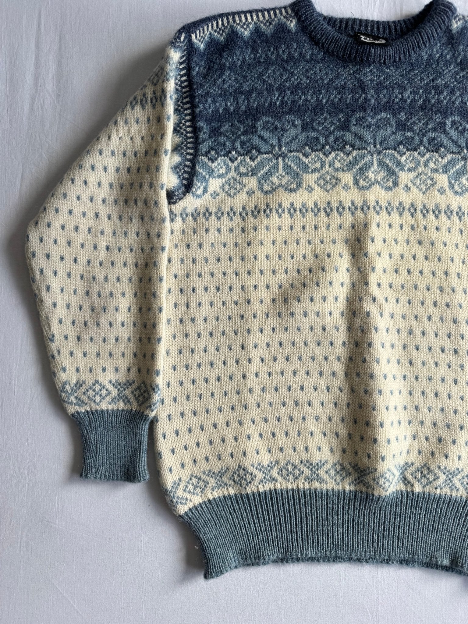 🇳🇴 🧶 Pulover Vintage Bărbați Dale of Norway din Lână Virgină – L - anbracaminte