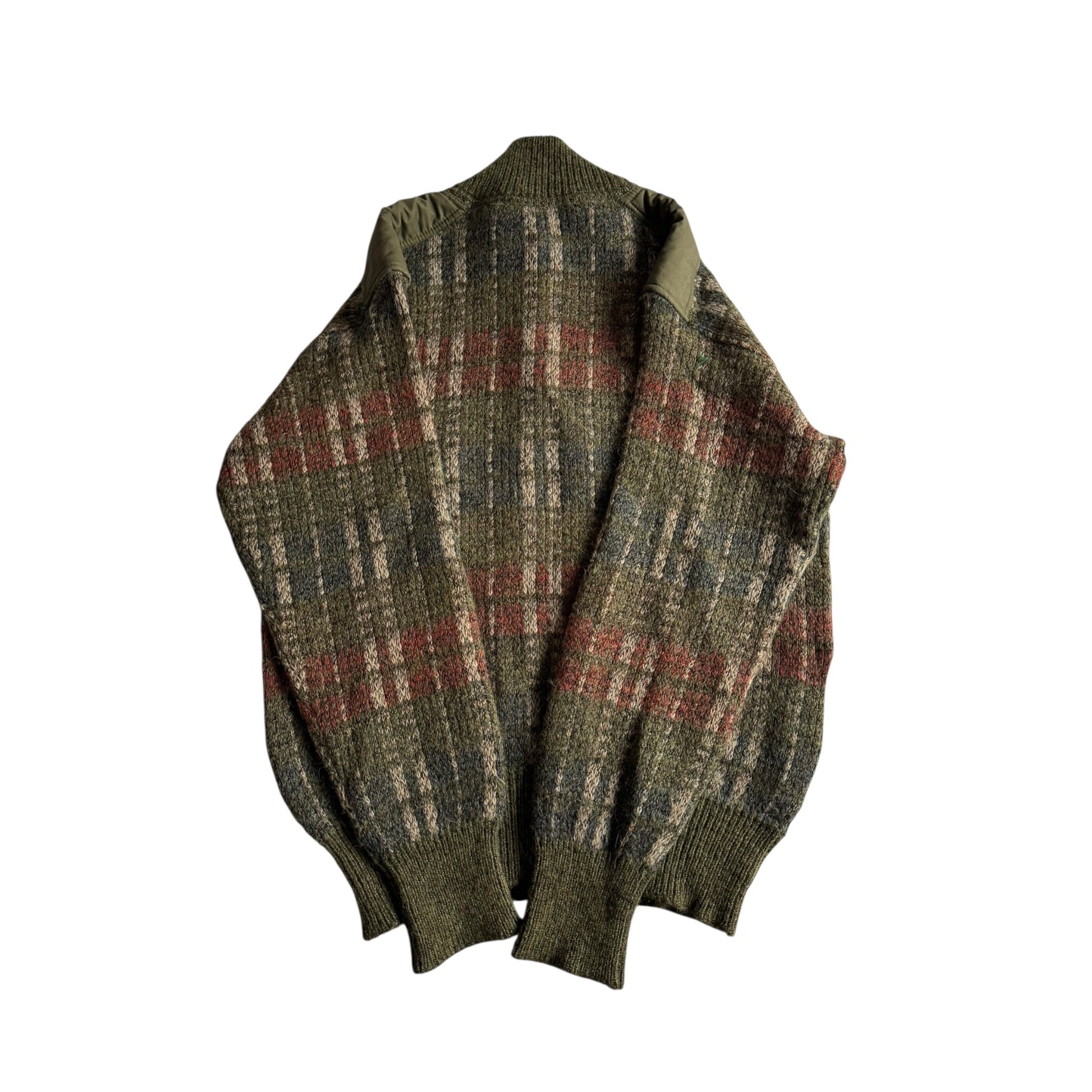 🧶 Pulover Vintage Bărbați din Super Kid Mohair, Lână și Acril cu 3 Nasturi și Buzunar la Piept – L - anbracaminte