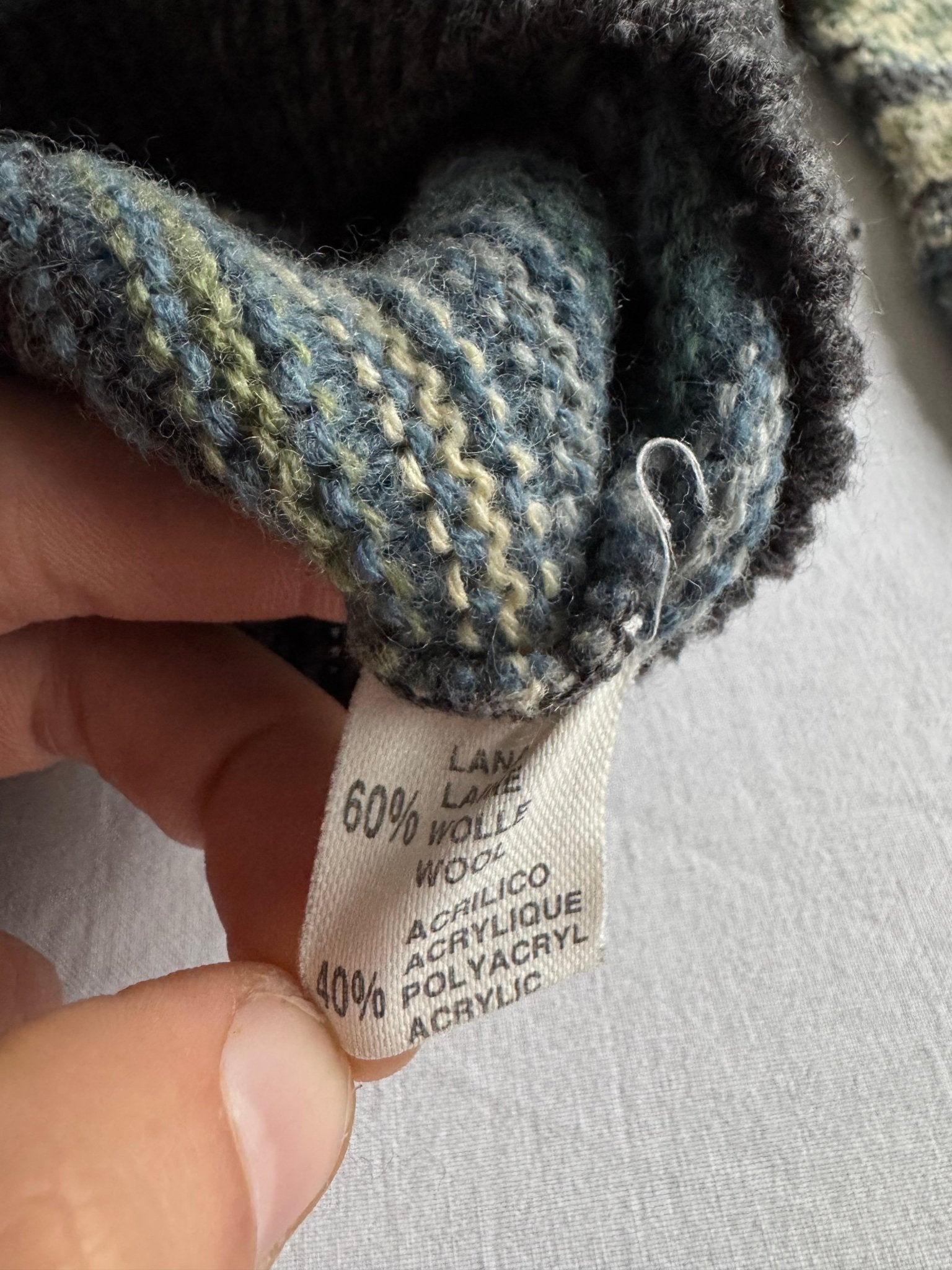 🧶 Pulover Vintage Bărbați Gri Închis Cable Knit cu Model Etnic – 52 (XL) - anbracaminte