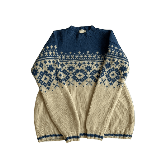 🧶 Pulover Vintage Bărbați J.Crew Tricotat din Lână – M - anbracaminte