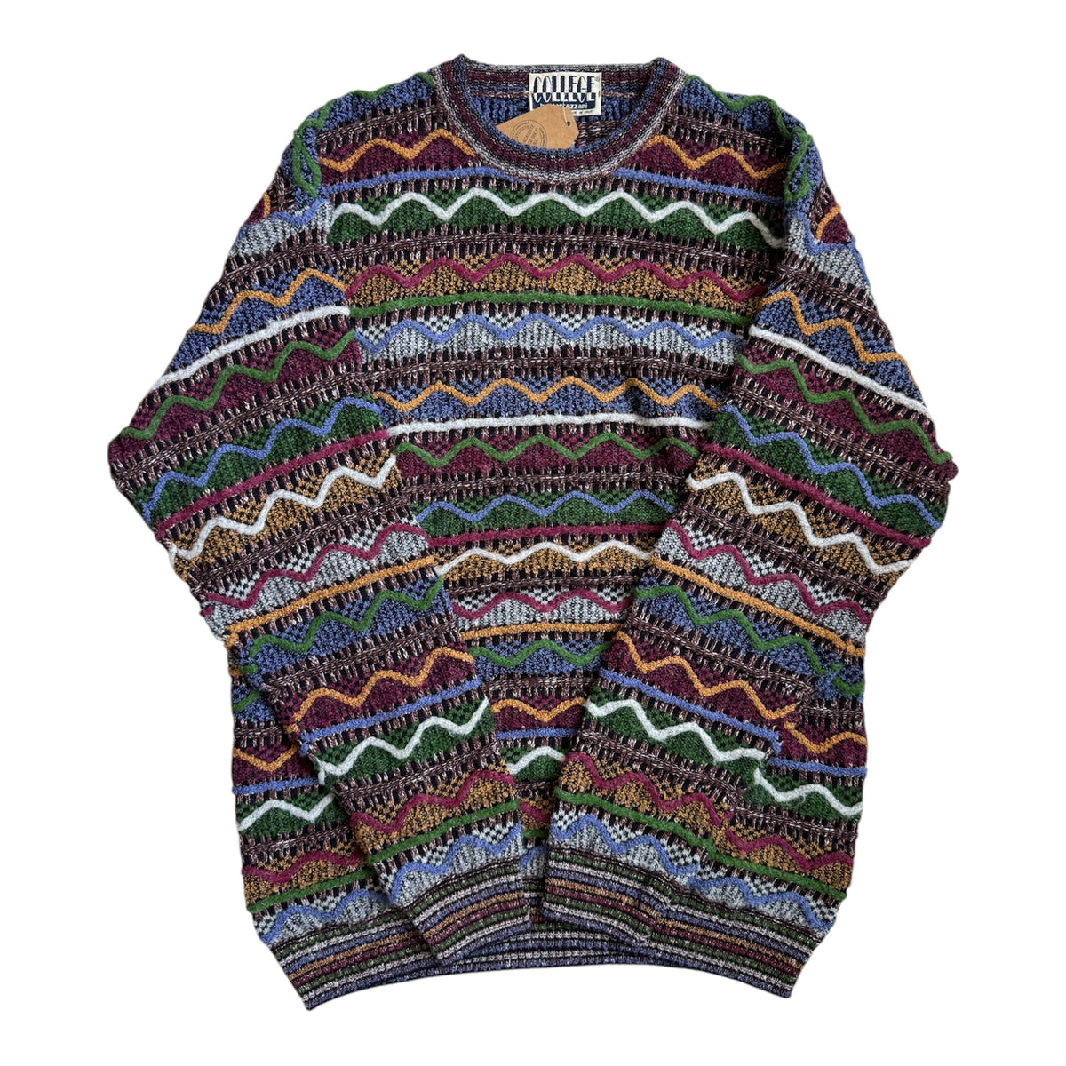 Pulover Vintage Bărbați | Model Abstract | L (52) - anbracaminte