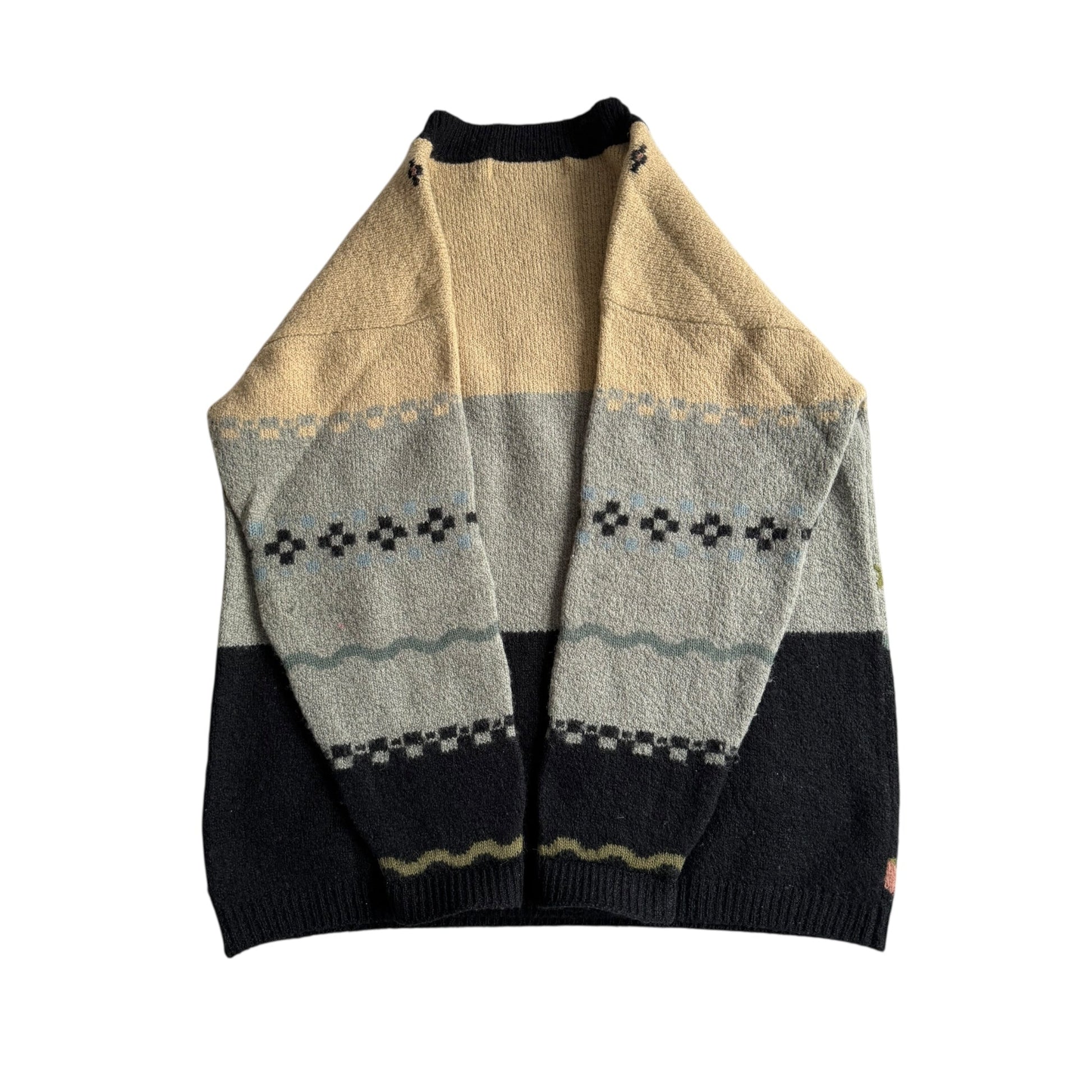 🏡 Pulover vintage brodat – mărimea M femei - anbracaminte