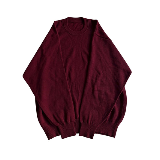 🧶 Pulover Vintage Burgundy / Clasic (Mărime L) - anbracaminte