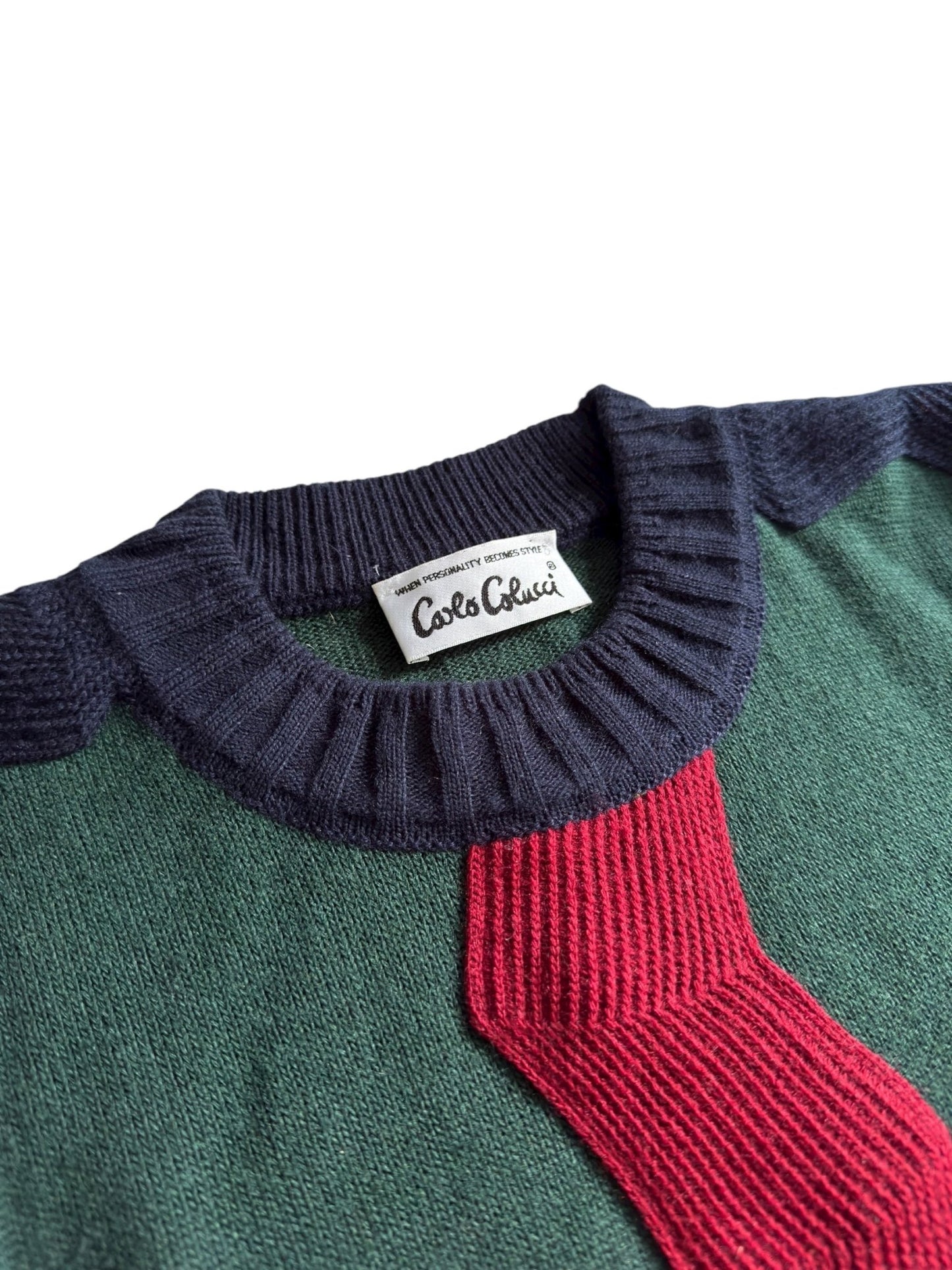 🧶 Pulover Vintage Carlo Colucci – 60% Lână Virgină / 40% Acrilic – Made in Germany – Men’s L - anbracaminte