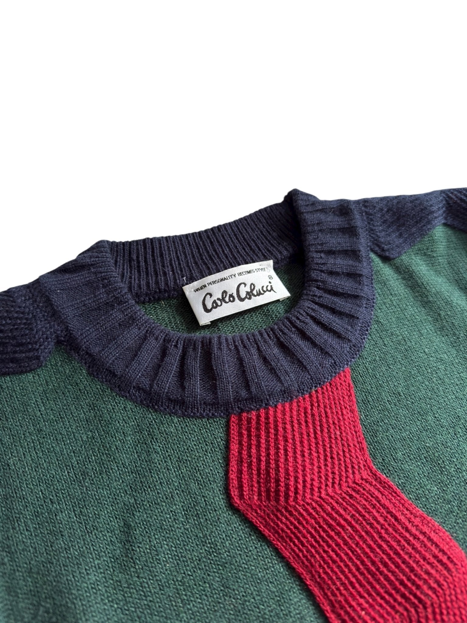 🧶 Pulover Vintage Carlo Colucci – 60% Lână Virgină / 40% Acrilic – Made in Germany – Men’s L - anbracaminte