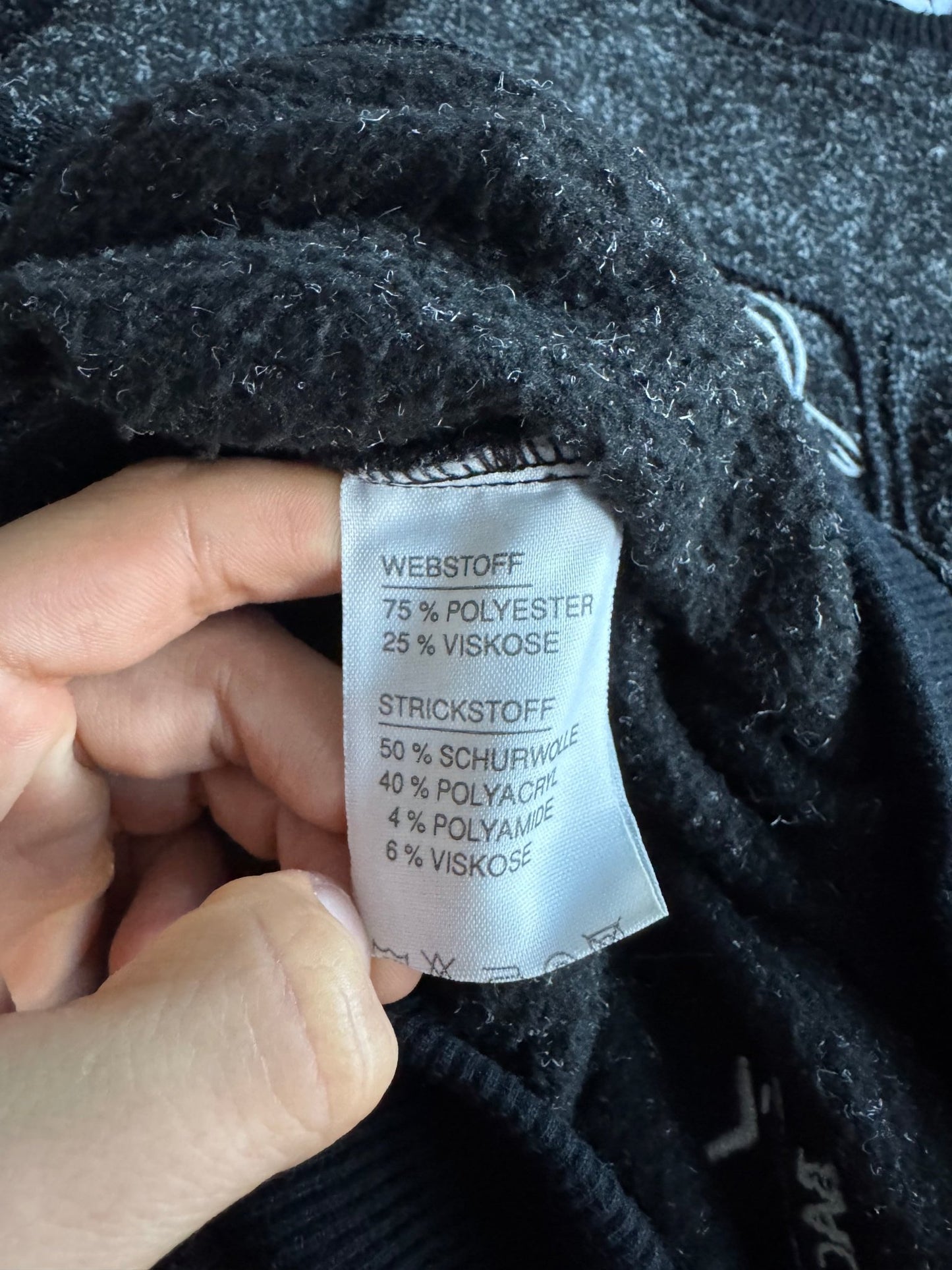🧶 Pulover Vintage Carlo Colucci cu broderie capră / Gri închis (Mărime XL) - anbracaminte