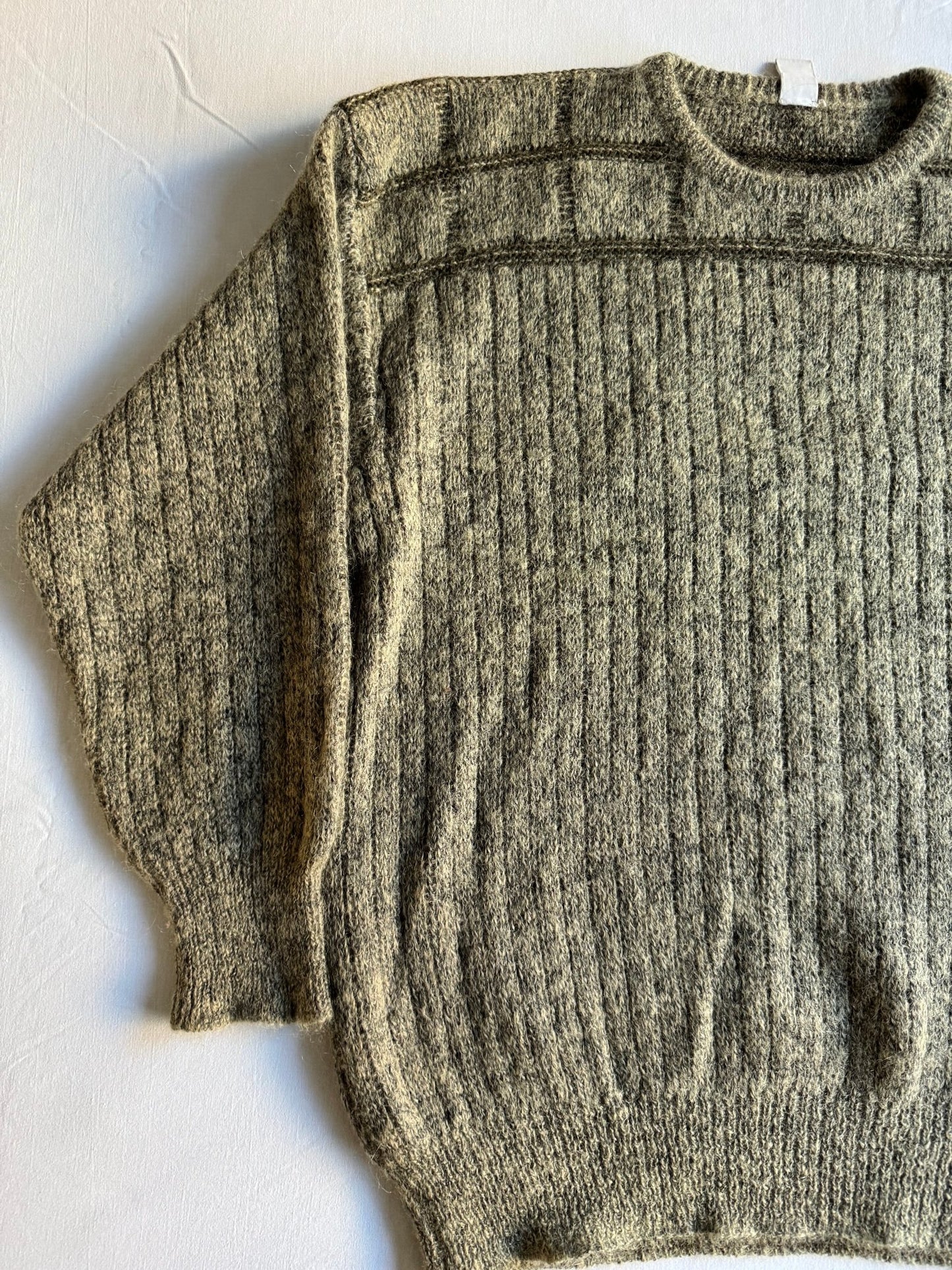 ⛷️ Pulover Vintage Colmar cu Model Geometric / Lână & Alpaca (Mărime 4 - L) - anbracaminte