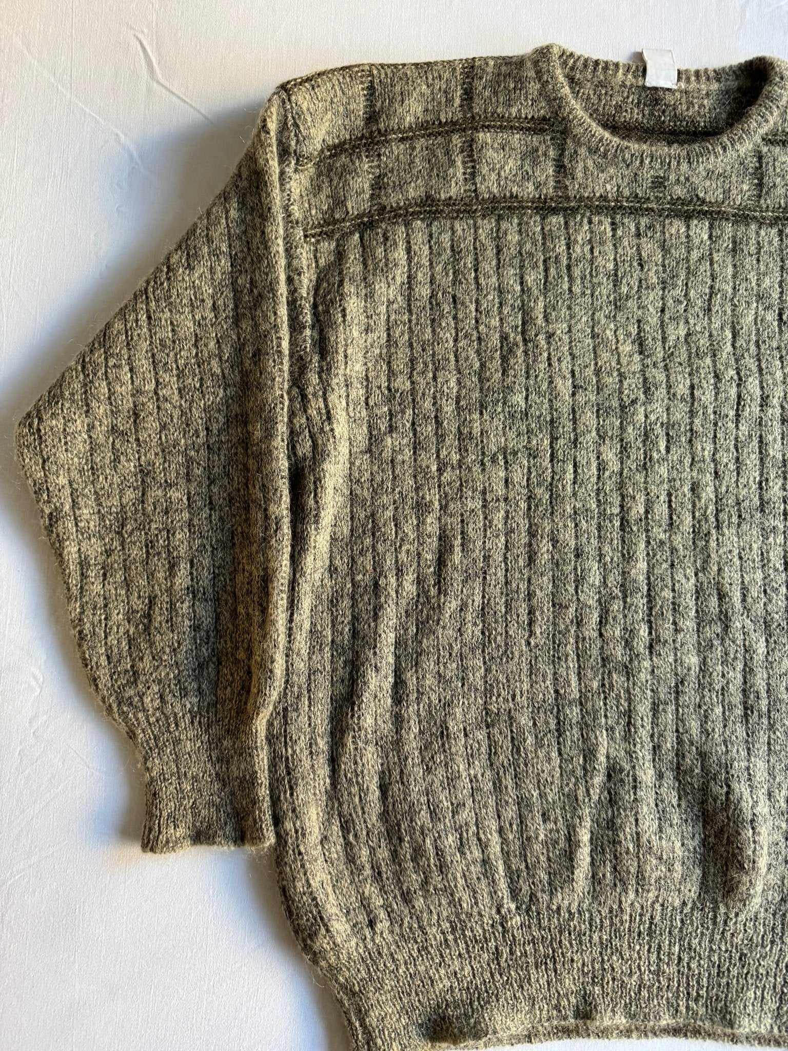 ⛷️ Pulover Vintage Colmar cu Model Geometric / Lână & Alpaca (Mărime 4 - L) - anbracaminte