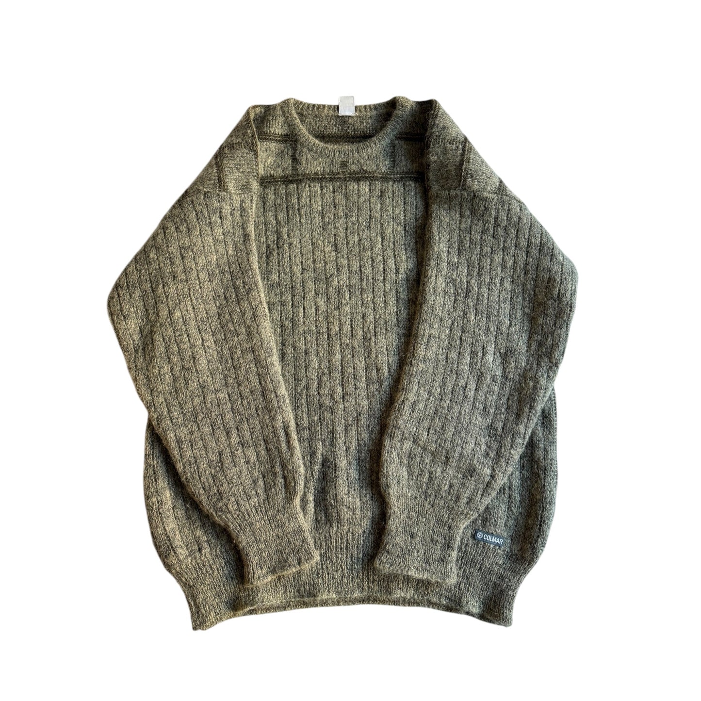 ⛷️ Pulover Vintage Colmar cu Model Geometric / Lână & Alpaca (Mărime 4 - L) - anbracaminte