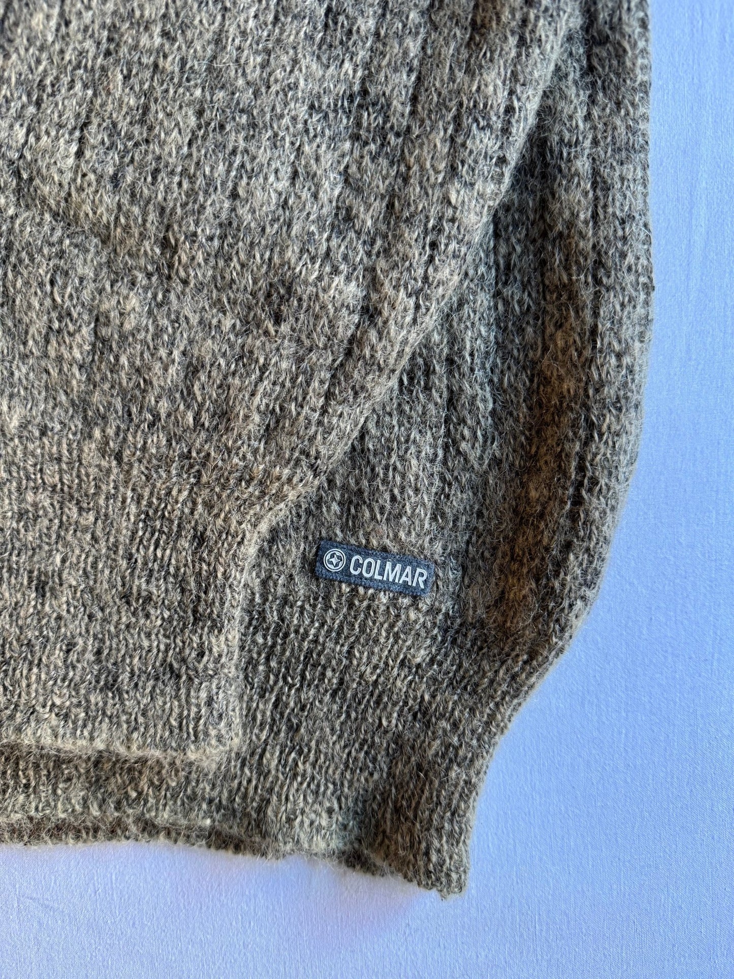 ⛷️ Pulover Vintage Colmar cu Model Geometric / Lână & Alpaca (Mărime 4 - L) - anbracaminte