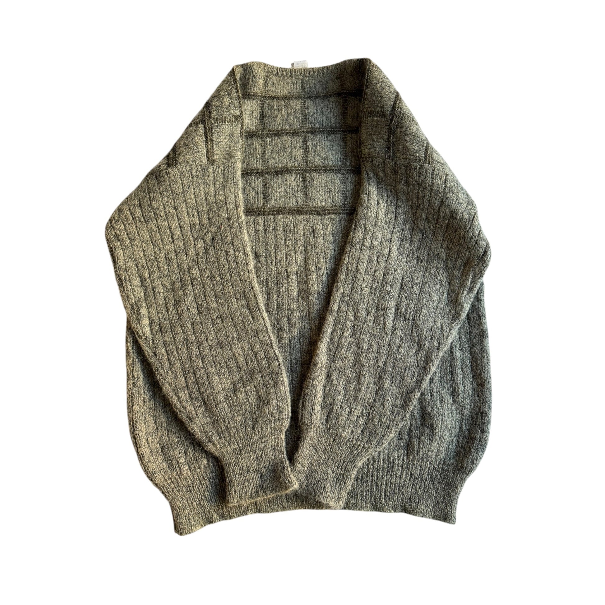 ⛷️ Pulover Vintage Colmar cu Model Geometric / Lână & Alpaca (Mărime 4 - L) - anbracaminte